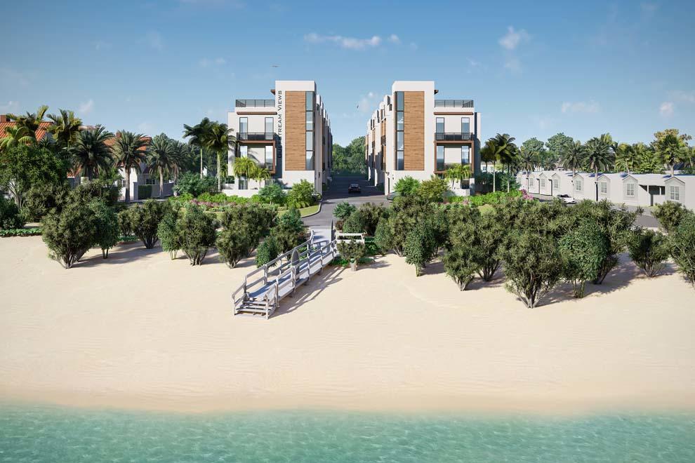 Sleek modern design awaits at Gulf Stream Views, a brand new oceanfront development. The townhomes designed by Richard Jones and built by DMR Construction Services are developed by NR Living Platinum, one of the leading luxury developers in the nation delivering the highest quality construction. Conveniently located between Gulf Stream and Ocean Ridge with the boutiques and eateries of Delray Beach and Palm Beach nearby via A1A, Gulf Stream Views is a pet friendly complex offering four bedroom townhouses with European-style kitchen, luxurious master suite, rooftop terrace, private backyard with pool, floor-to-ceiling impact windows, two-car garage and elevator. Live the South Florida Lifestyle at this private enclave of only 14 residences with ocean views and direct beach access!