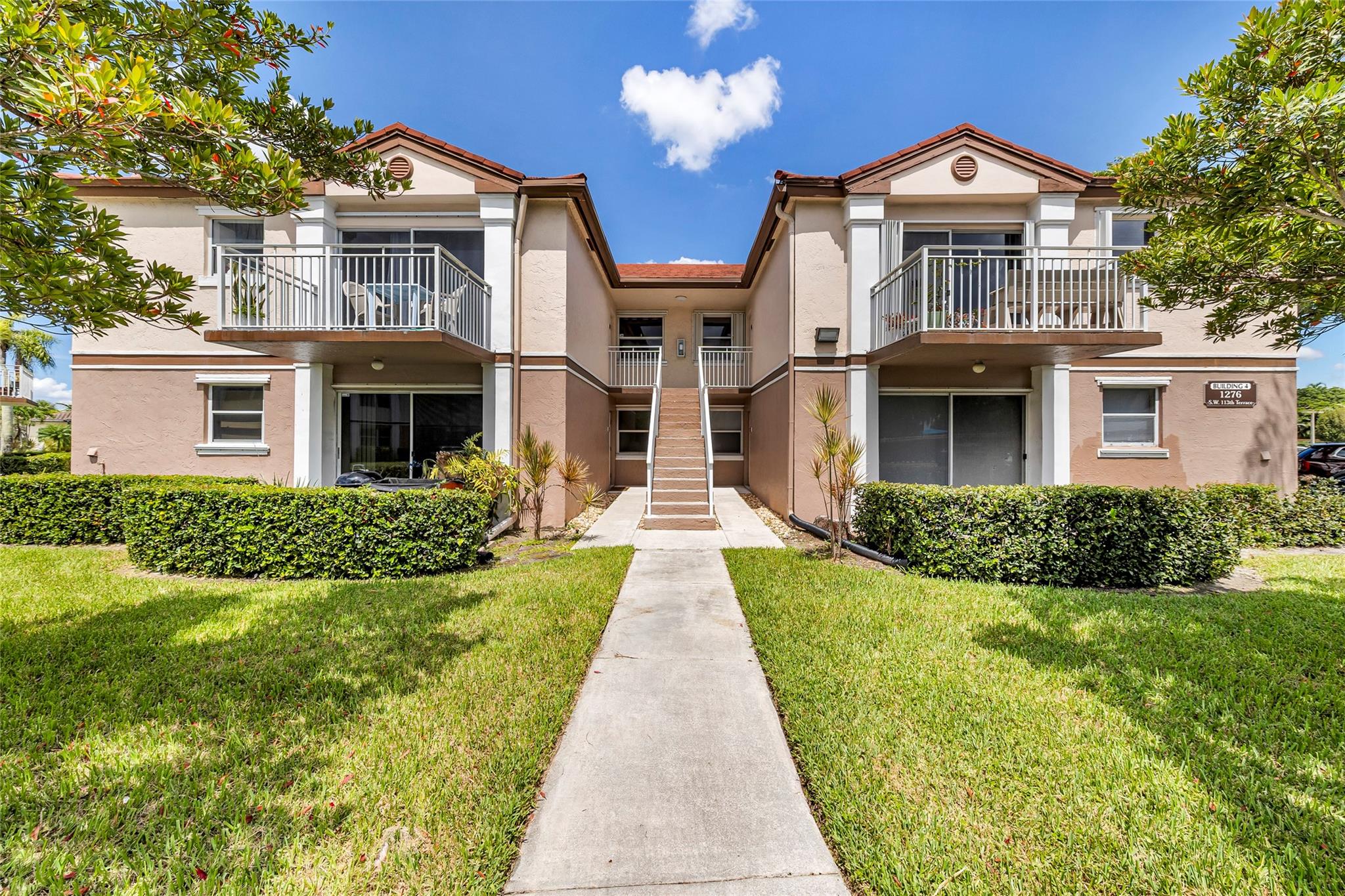 Buy for a as little as 5% down! Impeccably maintained 2-bed, 2-bath corner unit condo in the heart of Pembroke Pines shines w/ upgrades. The kitchen features stainless steel appliances & a convenient washer/dryer, while a tankless water heater & updated baths create a spa-like experience. Enjoy laminate flooring, w/ tile in the bedrooms. The serene master suite offers a walk-in closet and ensuite bath. Relax on your private balcony or take a dip in the community pool! Peace of mind is included w/ accordion shutters and an HOA fee that covers the roof, water, basic cable, and security. Minutes from C.B. Smith Park, Pembroke Lakes Mall, & The Shops at Pembroke Gardens. With the Turnpike & I-75 nearby, you're effortlessly connected to all of Ft. Lauderdale and Miami. 2 Pets allowed max 35lb