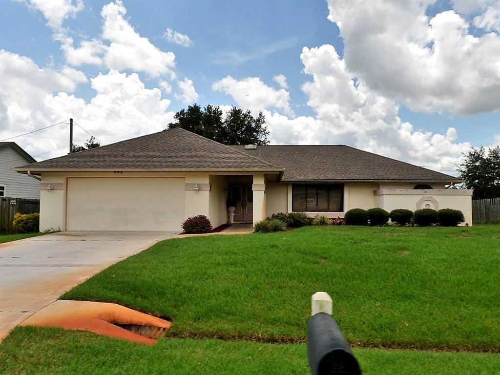 This cute 3/2/2 is centrally located in a beautiful area. CBS, fenced, large master with garden tub. Light kitchen with breakfast nook. Must be able to see the potential. Needs a fair amount of TLC.Owner is motivated.