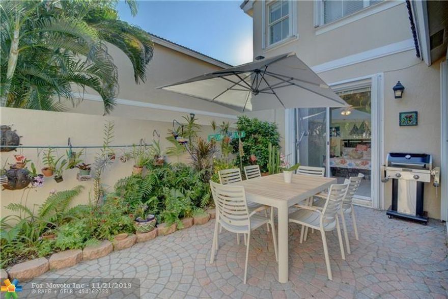 THIS 2/2 GREAT CORNER TOWNHOUSE HAS BEEN REMODELED WITH ITALIAN PLANK TILE FLOORING THROUGHOUT THE HOME, NO CARPET. THE KITCHEN HAS STAINLESS STEEL APPLIANCES, QUARTZ COUNTER TOPS, AND BEAUTIFUL CABINETS. ONE FULL BEDROOM AND BATH DOWNSTAIRS, AND ONE FULL BEDROOM AND BATH UPSTAIRS WITH A HUGE WALK IN CLOSET. BEING A CORNER UNIT, THERE IS A TON OF NATURAL LIGHT.  ACCORDION HURRICANE SHUTTERS THOUGHOUT. ENJOY THE PRIVATE COURTYARD WHICH IS GREAT FOR ENTERTAINING, BBQ'S, OR JUST RELAXING. A/C IS JUST 3 YEARS OLD WITH A NEW ROOF IN 2021. WEST LAKE VILLAGE IS GATE GUARDED 24/7 AND LOCATED JUST 1 MILE FROM THE BEACH. AMENITIES INCLUDE HEATED SWIMMING AND JACUZZI, 4 TENNIS COURTS AND 2 BASKETBALL HOOPS, FITNESS ROOM, CLUBROOM WITH BILLARDS, AND KIDS PLAY AREA. SHOWINGS START 04/16 FROM 11:00-1:00