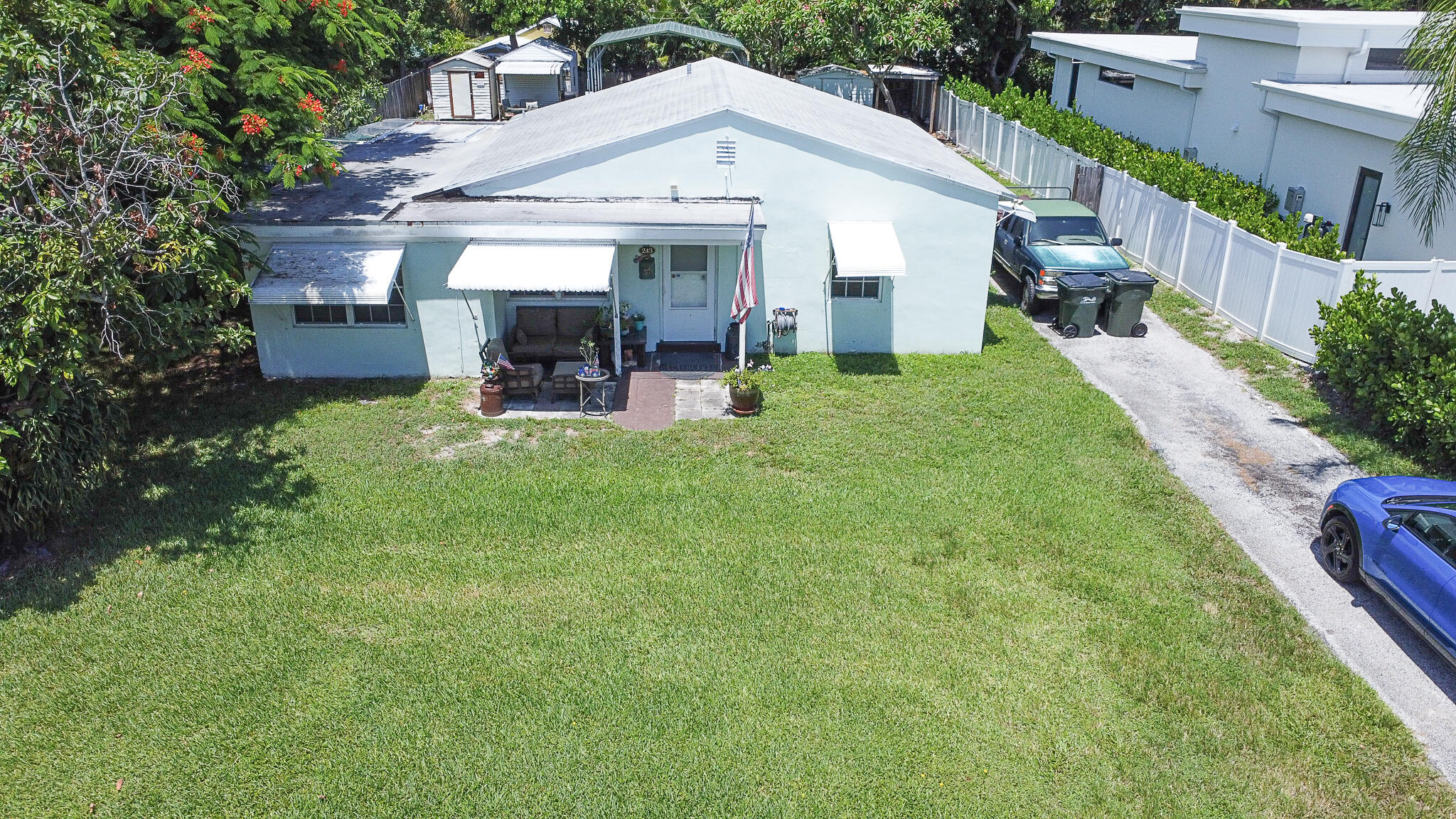 Live Where You Love! This property is just minutes (1.5 Miles) from Downtown Delray & fantastic beaches! Fine Dining and Nightlife, plus all that South Florida has to offer. Home sits atop a Huge Lot among multi-million dollar properties! Survey available.