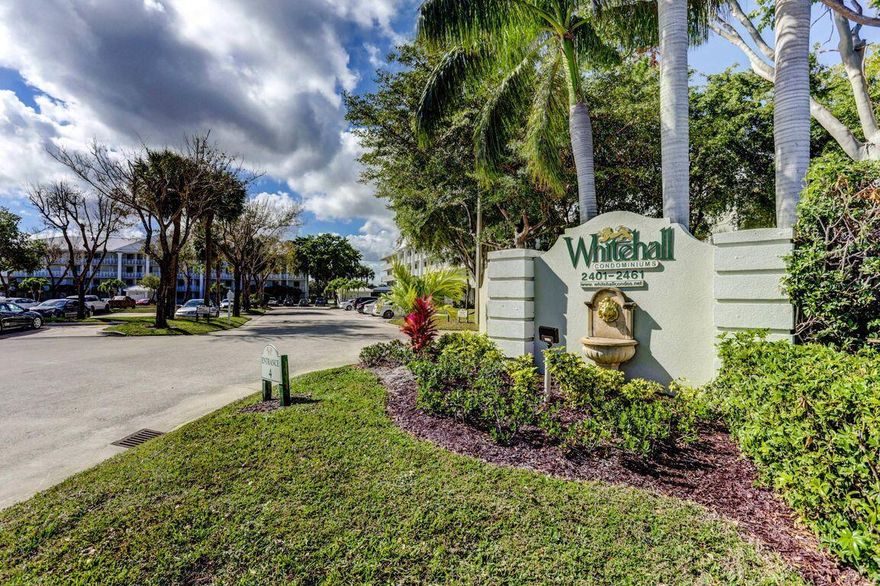 Just reduced this renovated most desirable 1st floor condo that comes with stunning water & golf course views, & is ready now! Move in ready 2 bedroom, 2 bathroom condo also comes with a bonus room, great for office or working from home. Beautiful neutral color paint throughout the entire unit, no popcorn ceilings & luxurious wood plank flooring. No carpet! The gourmet kitchen has new cabinets with soft close drawers & cabinets, custom crown molding, stunning quartz countertops with designer marble backsplash, stainless steel appliances & an extended breakfast bar accented by stoned tile kickboard. Stainless steel sink & faucet, LED lighting and additional cabinets with quartz countertops great for entertaining. This is Florida living at its finest! Close to the outlet mall, fine dining and I-95 & is only  15 minutes from the Palm Beach International Airport. The amenities include a club house, swimming pool & fitness center. Rent includes 1 designated parking space, plenty of guest parking, basic cable and water.