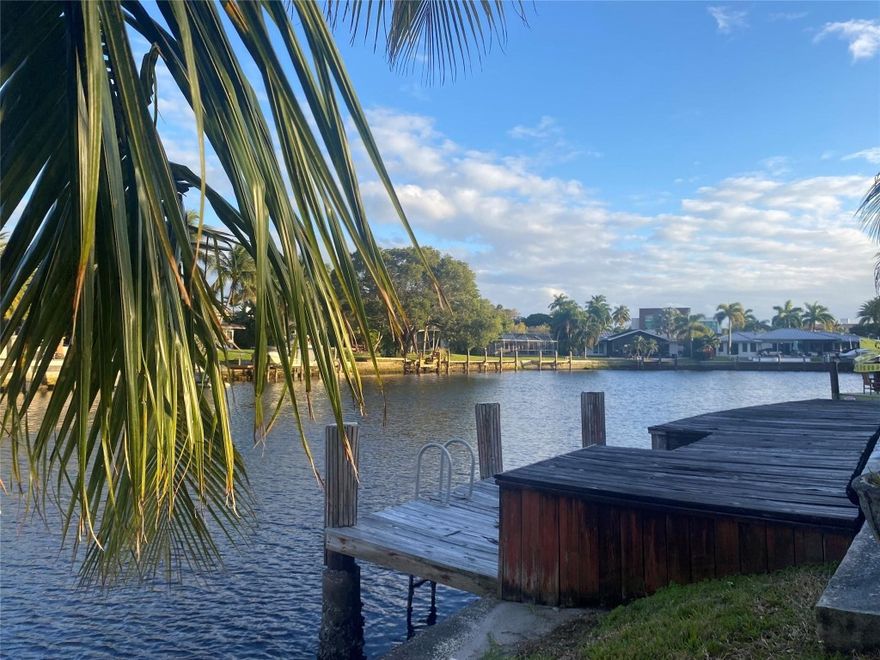 Look at this!!! Unbelievable!! You have  delightful BAL HARBOUR with 115 feet directly on the Middle River and beautiful southeast exposure with delightful breezes for your backyard pleasure. The house needs extensive updating, but with some work and imagination, you can have a great place to live in this outstanding neighborhood of Bal Harbour. The backyard on the River is curved, which gives you great privacy with lovely views watching the boats and kayakers drift by. This is very close to the end of the cul-de-sac so bare minimum of traffic on the street. Bal Harbour is a gated and "real" neighborhood which is close to grocery stores, small outdoor cafes and quiet atmosphere.