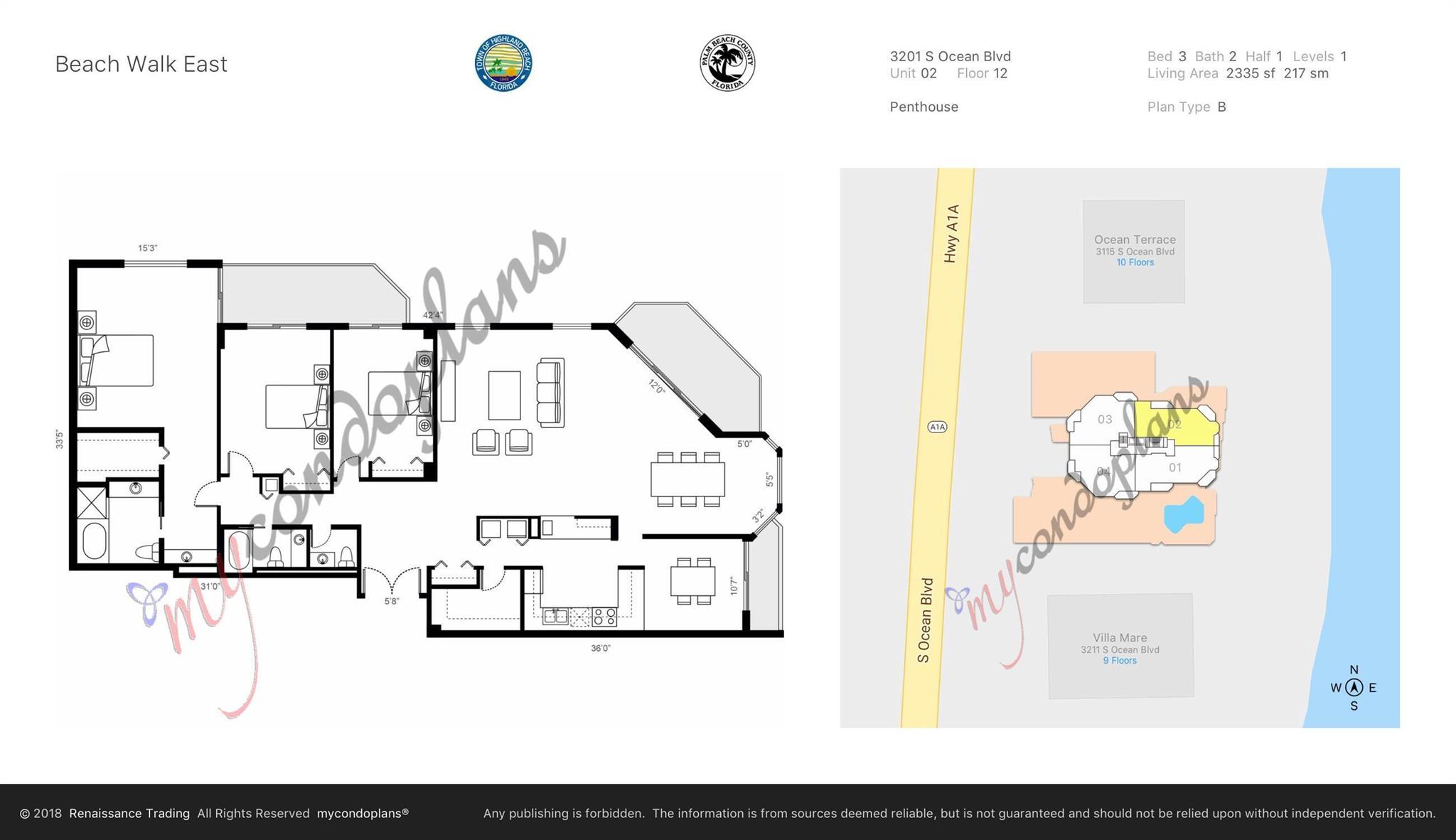 BEACH WALK CONDO - Residential