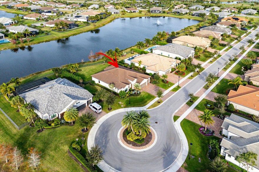 Buyer's Agents Welcome! This 1/3 Acre Waterfront Estate Home Features 4 Bedrooms, 3 Full Baths, 3 Car Garage. Tucked Away on a Quiet Cul-De-Sac, Offering One of the Most Private Lots in the Beautiful 97 Home Gated Community of Ancient Tree in Palm Beach Gardens. This Property also has an Oversized Laundry/Flex Room Along with a Den that is Perfect for an Office. Wide Open Floor Plan! Ancient Tree Amenities Include a Clubhouse, Cabana Pool, Tennis/Pickle Ball & Golf Cart access to Sandhill Crane & Panther National Golf Course. Pride in Ownership Shows Here! A Must-See Home Complete with Furnishings! So Just Pack your Suitcases and Move Right In! Enjoy Piece of Mind w/ a 1 Year Home Warranty Included in Your Purchase by the Seller & 10-Year Limited Structural Warranty by the Builder