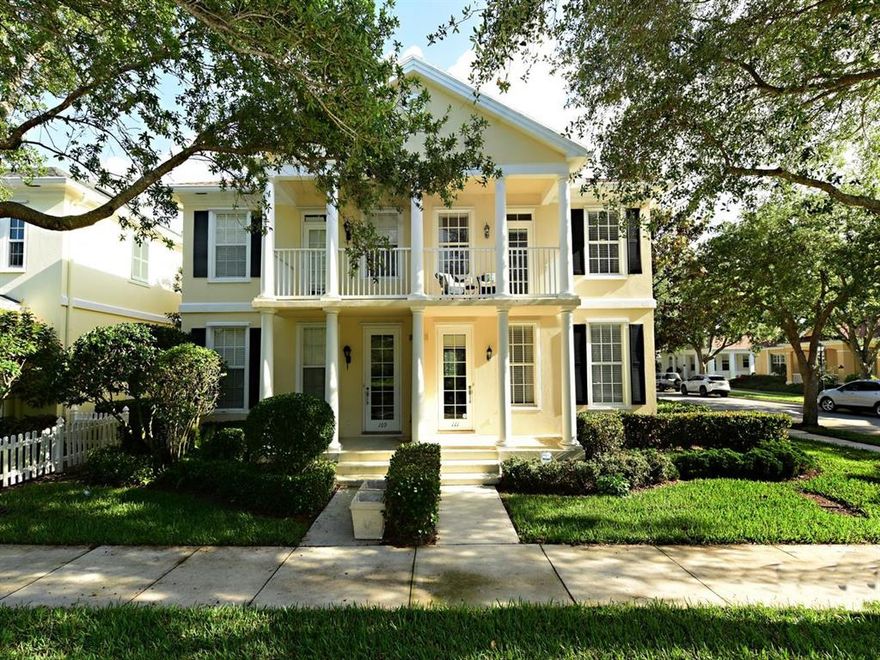 Highly sought after DiVosta corner unit townhome in Cambridge across from green space. This home features wood flooring throughout, stainless steel appliances, designer window treatments, large courtyard for entertaining.  The community offers community room, resort style pool, tot lot and open green space.  The exterior has just been professionally painted & pressure washed.