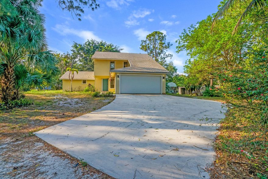Assumable FHA Mortgage @ 3%!  Multigenerational Home!  2 Master Suites, one on ground floor and one upstairs.  Fully Fenced w/Gate 1.48 acres. Contemporary Floorplan has Porcelain & Ceramic floors throughout the Main level, Wood burning Stone FP, White Cabinets w/ SS Appliances (Dishwasher 2019), Granite Counters. Large Bright Florida Room with Screened in Patio for Entertaining. 3 Internet connected AC systems with 2 of them being recently replaced (2020 w/UV light, 2017) New House Water system in 2017, RO system for Refrigerator.  Washer and Dryer are less then 1 year old.  Upstairs features 3 Bedrooms and 2 Full Bathrooms, Engineered Wood floors.  House Interior was recently painted White. The House sits at the end of a quiet street with fenced in Paddocks for your animals.  NO HOA