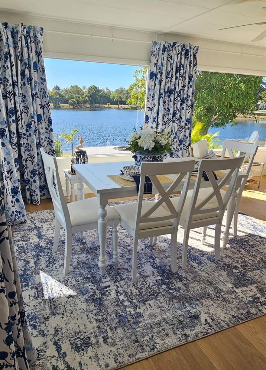 The MOST BEAUTIFUL VIEWS OF THE WATER..Totally Updated top to bottom, included quartz counter brand new s/s appliances. Marble backsplash, wine fridge, brand new slim microwave and glass top touch counter top stove. Double wall ovens. All new luxury coastal look laminate throughout, both bathrooms totally new roof just done with ten year warranty on coating. Brand new combo washer and dryer new water tank and all new plumbing. The house comes completely  Furnished.