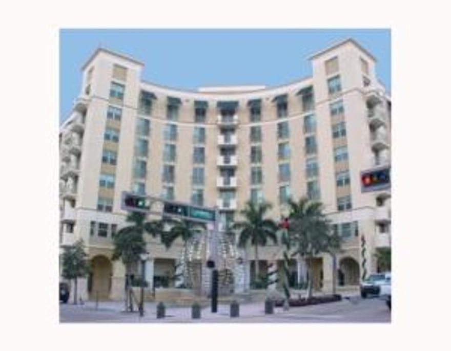 1BR/1.5BA unit with southern exposure overlooking pool! Unit features open kitchen with granite counters and stainless appliances, tiled living area, full-size side-by-side W/D in unit, walk-in closet in BR, whirlpool tub in master bath. Building amenities include heated salt water pool, hot tub, Zen garden, two grilling areas, fitness salon, sauna, steam room, 24hr front desk. One assigned parking space in building garage. Great location walking distance to shopping, dining, entertainment, and waterfront or take the free trolley that stops across the street. Sorry, no pets.