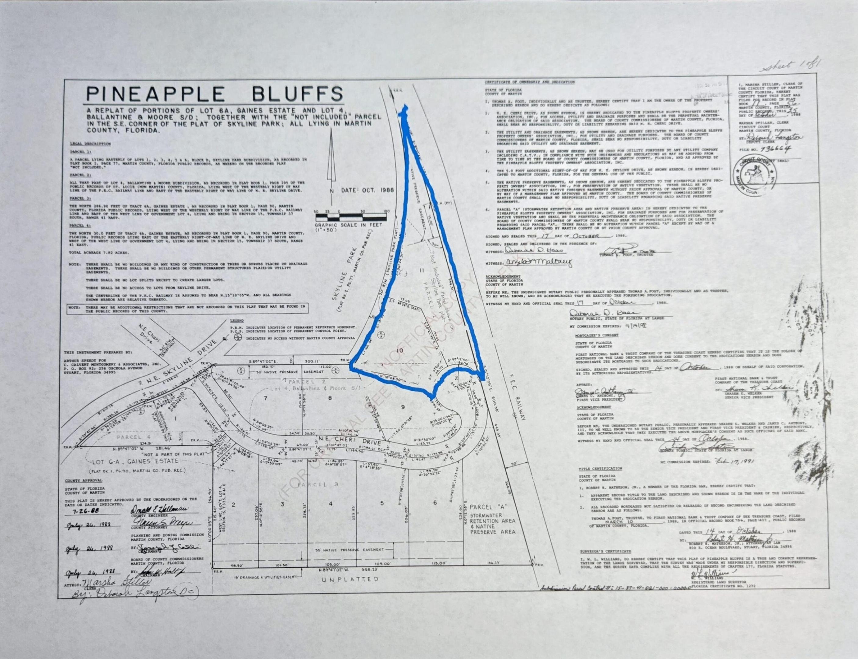 PINEAPPLE BLUFFS - Residential