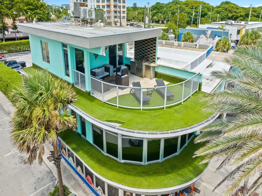 A prime property offering exceptional potential for investment or future development. A golden opportunity awaits for a restaurant or bar in a breathtaking oceanfront setting along A1A.  With its prime location, it's the perfect destination for patrons seeking a relaxing or romantic dining experience-sure to attract both locals and tourists alike. For the developer, this three-story building holds limitless potential.  Reimagine the space with open floor plans, expansive windows showcasing stunning ocean views, and premium finishes that cater to clients seeking luxury and a prime location.  A rare canvas for the next visionary
First floor currently leased, you have a stable income until your plans are complete. Second and third floor are used as apartments. Amazing terrace on third floor.