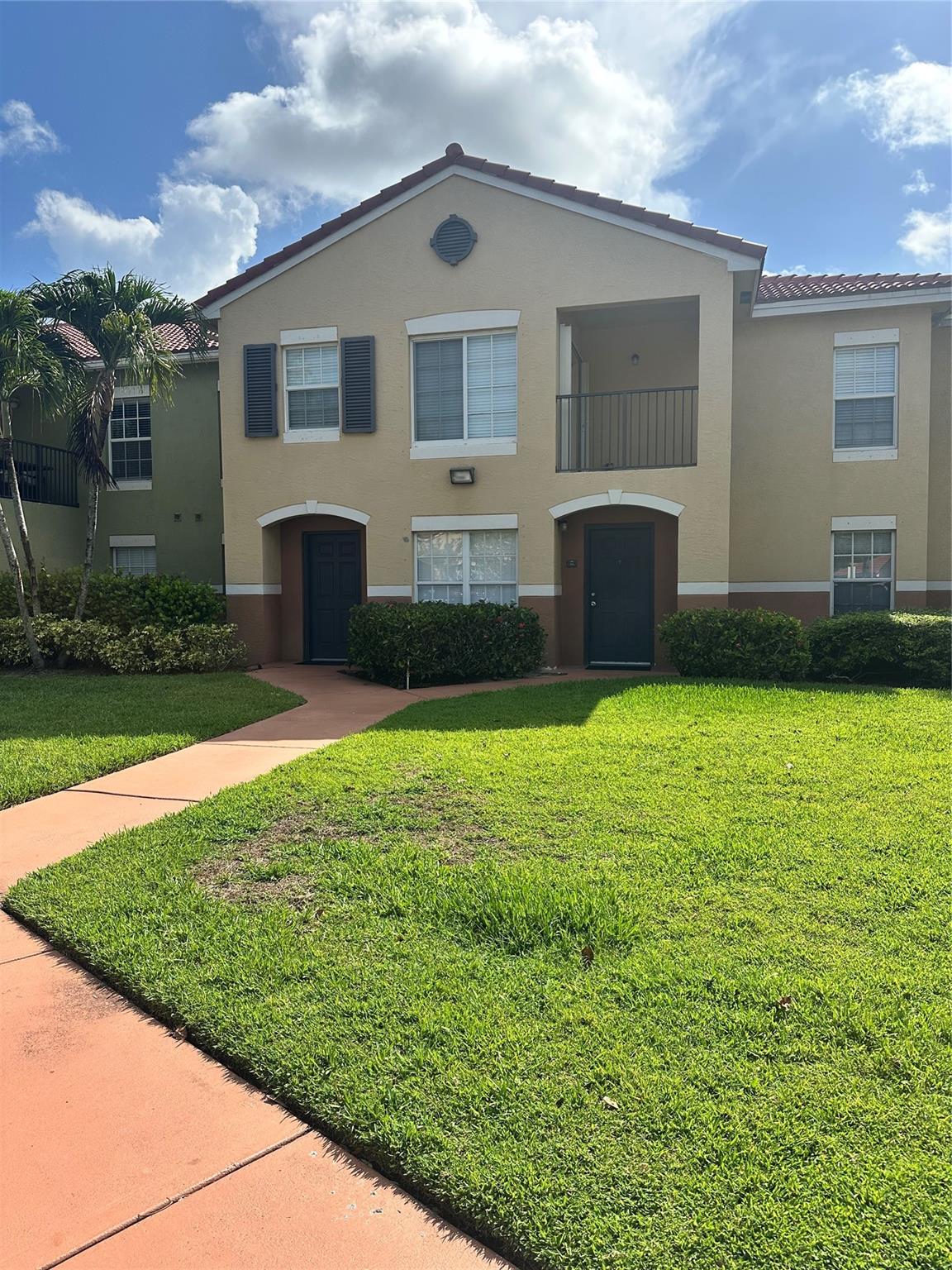 Still available!!! Beautiful and spacious unit with porcelain tile throughout, a balcony, and your own washer and dryer inside. It overlooks the pool area and is located in a resort-style community with gorgeous gardens. The neighborhood is gated, safe, and in a great location—close to main roads and shopping centers. Equal Housing Opportunity.