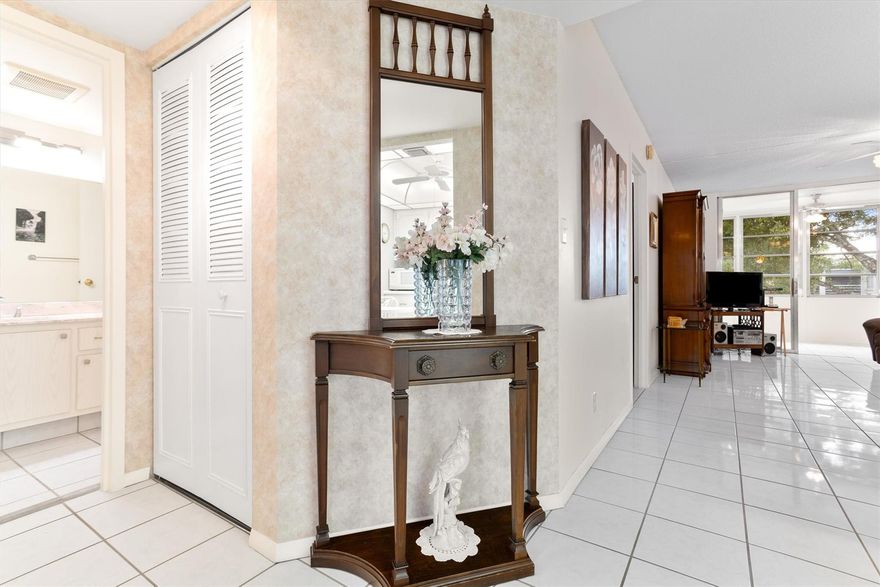 Welcome to your new home ! this 1/1 is ready for it's new owner. It comes fully furnished and is in an active 55 and over community. It is priced to sell quickly so don't waste time looking at others.  This is the one. Tile floors, enclosed florida room, top floor, will located.