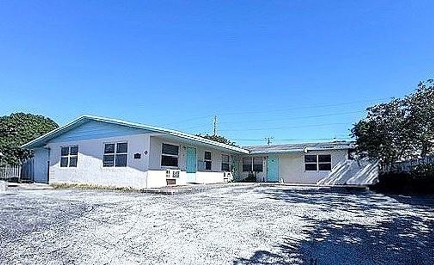 This is today’s best value-add opportunity in NE Fort Lauderdale!  Located in Knoll Ridge between Coral Ridge and Coral Ridge Isles, this 4 unit building is immediately north of Commercial Blvd and ½ mile west of Federal Highway.  Property is priced below recent appraisal of $850,000.  The three 1/1’s and one 2/2 are occupied by month to month tenants, offering flexibility for new owner.   It is time to consider the options for improvements and then bring income to substantially higher market rates. Please do not disturb tenants or walk the property. Instead call for an appointment.