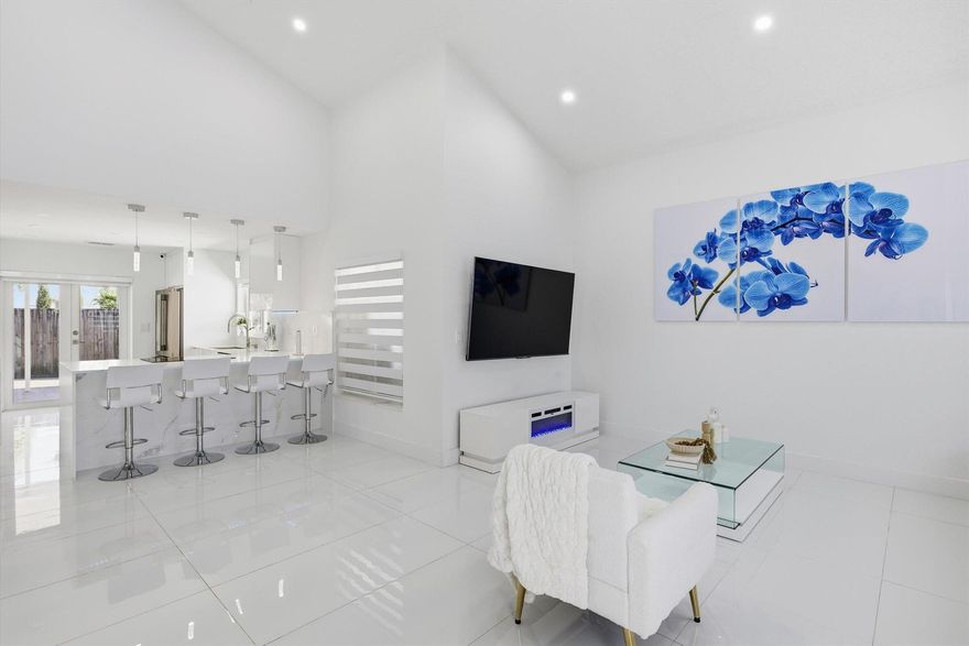 MOVE-IN READY HOME IN HIALEAH - FULLY REMODELED.Beautifully remodeled home located in a desirable Hialeah neighborhood. This property features PORCELAIN TILE FLOORS THROUGHOUT, a FUNCTIONAL OPEN LAYOUT, and SPACIOUS BEDROOMS designed for comfort and everyday living. The home includes a 1-CAR GARAGE and is equipped with IMPACT WINDOWS AND DOORS, offering security, energy efficiency, and peace of mind.Conveniently located near schools, shopping centers, and major highways. Ideal as a PRIMARY RESIDENCE OR INVESTMENT. This home will not last!