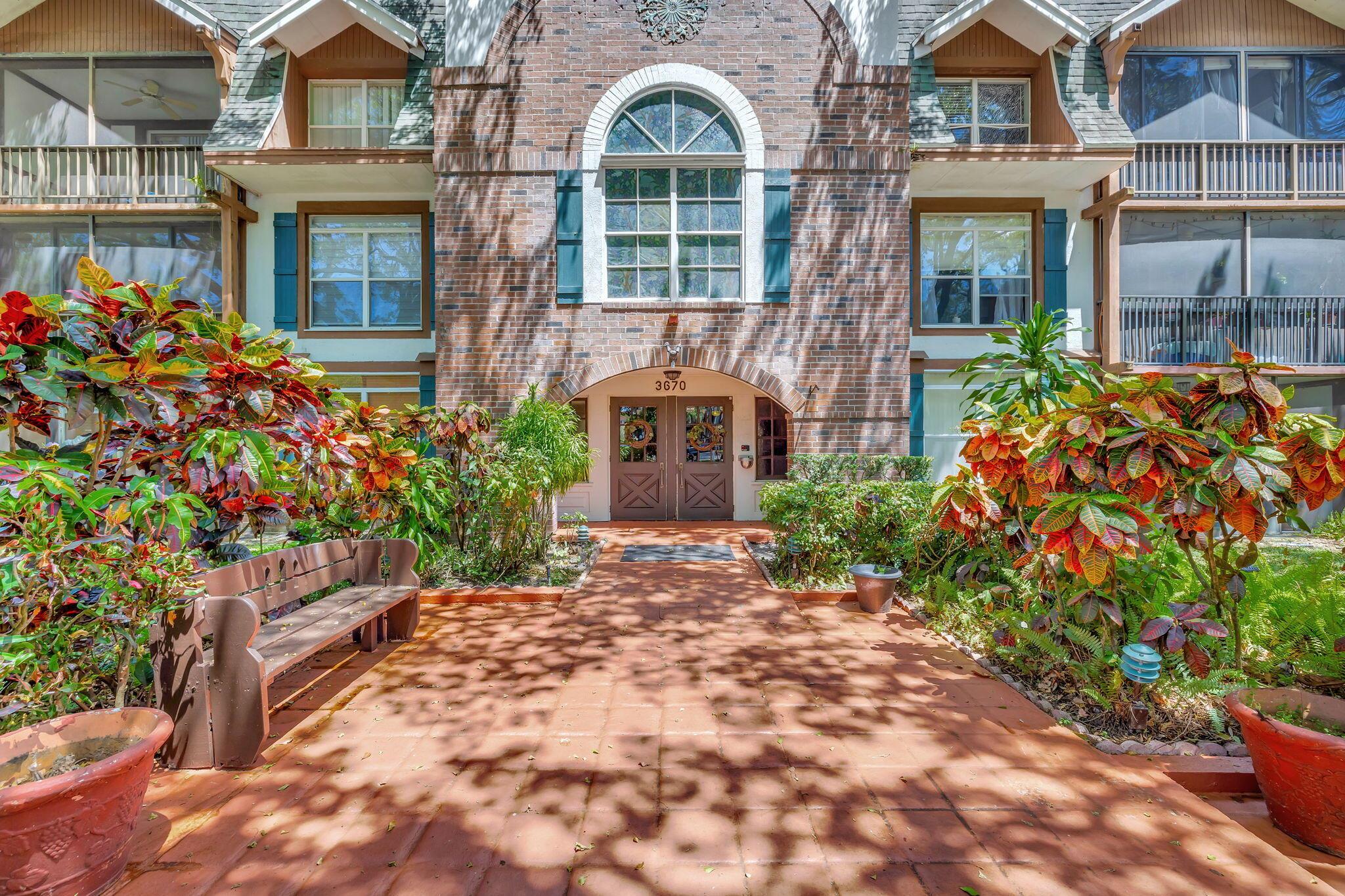 Spacious 2 bedrooms 2 bathrooms condo located in a prestigious gated community of International's Village with garden views. This stunning condo boasts a large living room, storage room, and a separate dining area which could be used as office space. Enjoy your morning coffee and tee in the covered and screened in balcony. Community with plenty of amazing amenities including 24 hour gate, grounds security, gym, indoor/outdoor pool, sauna, racquetball, tennis, and much more. Association see covers internet, water, trash, and basic cable. Your oasis awaits!