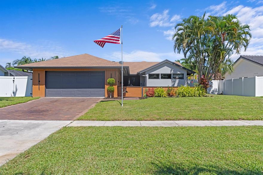 ABSOLUTELY GORGEOUS ESTATE | EAST BOCA'S PRESTIGIOUS HIDDEN VALLEY | BEST A+ RATED SCHOOLS | OVER SIZED LOT | Double Door Entrance | Bright Open Floor Plan | LED Recessed & Custom Lighting | Dramatic Vaulted Ceilings | Porcelain Floors | Bonus In- Home Office | Stunning Eat-In Kitchen | Quartz Counters |  Center Island / Breakfast Bar | S/S Appliances | Wood Cabinets | Pantry | Large Primary Bedroom | Ensuite w/ Dual Sink Vanity | Barn Doors | Walk-In Closet | Huge Vinyl Fenced Backyard | Covered Patio with Outdoor Lighting | Immaculate Manicured Landscaping | Courtyard | RV/Boat Parking |  Room for Pool | 2 Car-GA & Paver Driveway | Shed | No HOA Fee | Walk to Playground & Tennis Courts | Minutes to Beach, FAU, Mizner & Delray Beach | AC 2013 | WH 2011 | ROOF 2015 | PRESENT ALL OFFERS!