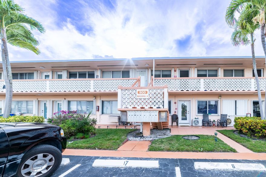 Back on the market and Move in ready! This spacious and immaculate 1 Bedroom 1 Bath in this Active Adult community is in the heart of Hallandale Beach and close to everything.Brand new Hurricane Impact windows throughout! (installed July 2025) Front door with integral blinds, spacious Walk-In Pantry, New A/C-Heater combo in Living Room, Beautiful diagonal Ceramic Tile.Enjoy outdoor barbecues in the serene yard and walk to all clubhouse with all amenities.  Rolen Lake Garden community boasts a very active clubhouse with events throughout the year. It also offers: Heated pool, Fitness room, Billiards and shuffleboard. Minutes to the famous Gulf Stream Racetrack/Casino, restaurants, shopping and the beautiful Beaches. Look no further for your perfect 55+ life in Paradise