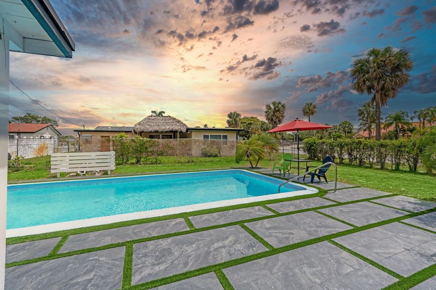 Beautiful 3BR/2BA single-family home situated on an oversized 9,000+ sq ft lot with a 1-car garage, private pool, and fully fenced backyard—perfect for entertaining, pets, or relaxing in your own outdoor oasis. Enjoy the freedom of no HOA while being ideally located just minutes from everything West Palm Beach has to offer. Conveniently close to Palm Beach International Airport, the vibrant Nora District, shopping and dining at CityPlace, and nightlife along Clematis Street. Just a short drive to shopping at Tanger Outlets Palm Beach and snorkeling or beach days at Phil Foster Park. A fantastic opportunity to enjoy South Florida living with space, privacy, and an unbeatable location.