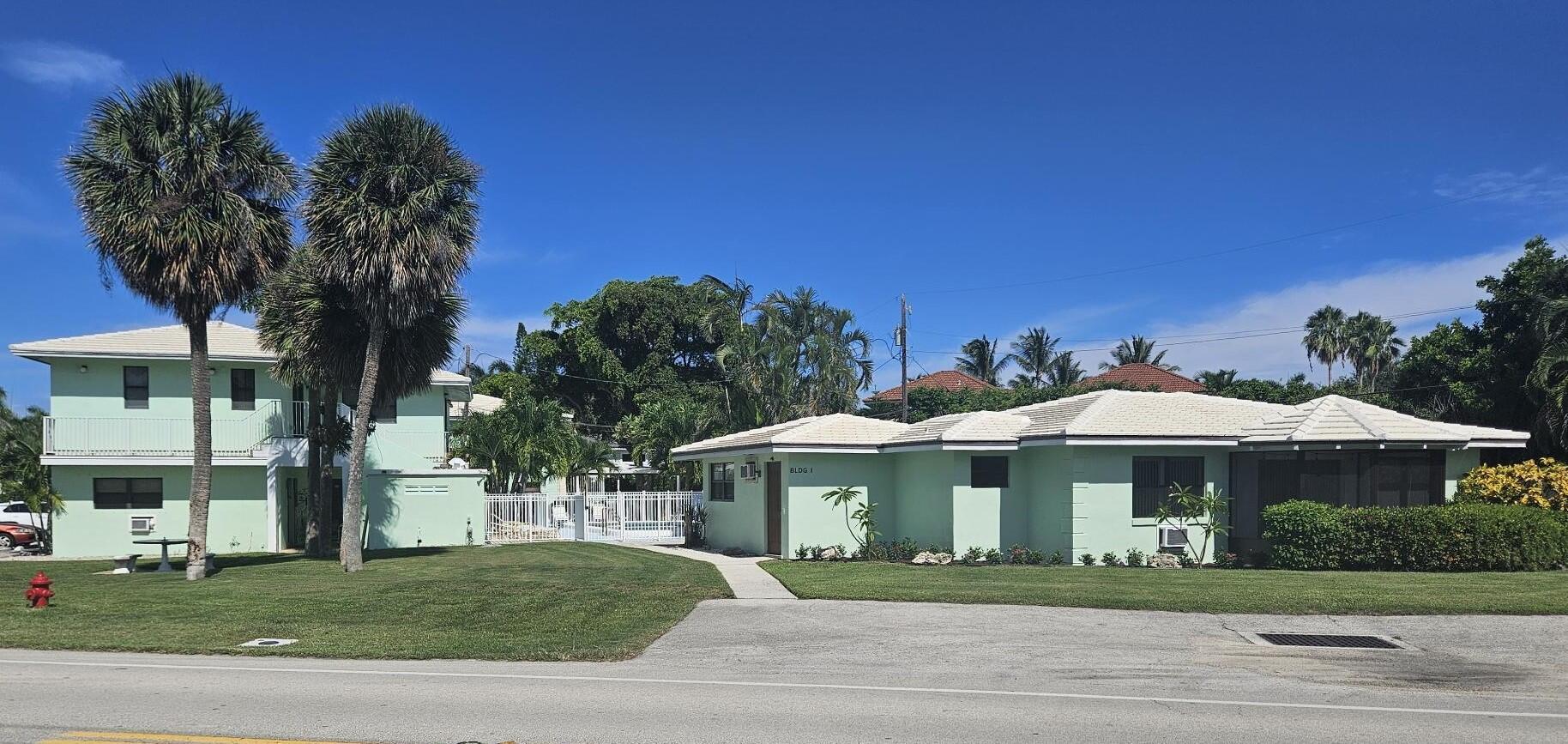 This hidden gem is located in a small complex walking distance to private beach in Ocean Ridge. 2 bedroom, 2 bath, with a spacious open living room and dining area. Newer Kitchen with Granite Counter Tops and Shaker Cabinets. All set in a charming old Florida style property, a must see to appreciate.Set-up well for roommate situation. Assigned parking 2 spaces. Shopping & restaurants mins away/ close to commute arteries. 10 minutes to downtown Delray Beach. 2 mins to I95, Easy Commute to West Palm, Boca, and Palm Beach.Rent includes: water, and garbage.Complex has pool, picnic tables, patio and grassy areas.