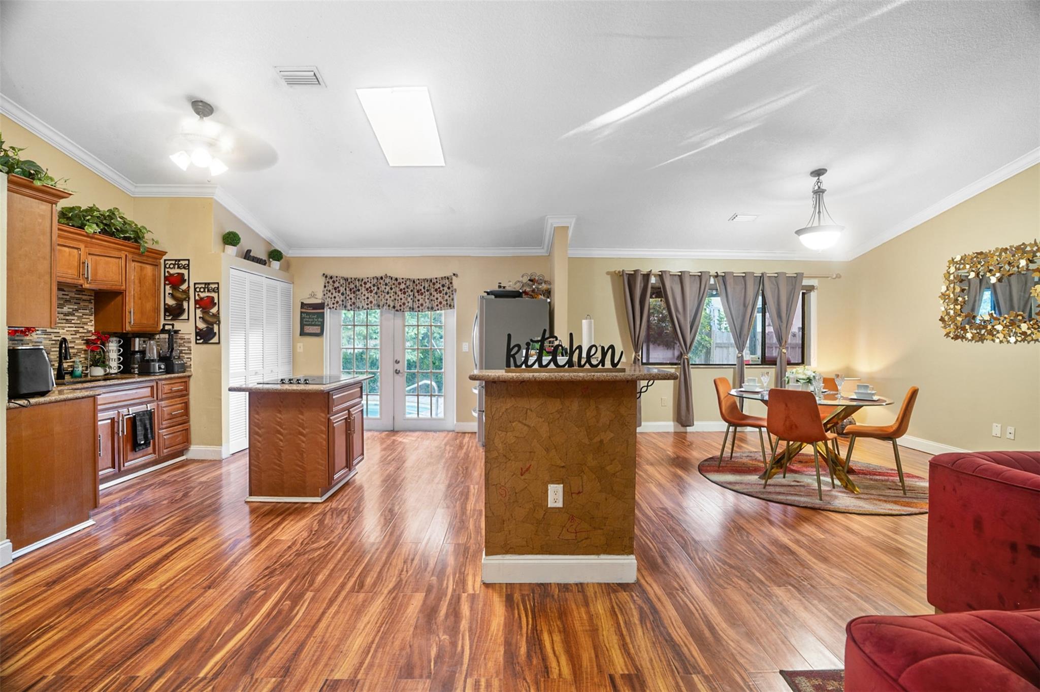 Welcome to your next profitable investment or multi-generational home in one of the most desirable and accessible neighborhoods in town! Fully permitted garage conversion that is already producing impressive monthly rental and Airbnb income. No HOA restrictions here; maximize your cash flow without limitations!
Spacious layout perfect for families or tenants, with plenty of natural light and a private pool oasis in the backyard. The garage conversion, permitted by the city, offers a separate entrance, making it ideal for long-term tenants, short-term guests, or even in-laws. Seller Offering Concessions for Updates – Customize to your vision, Quiet Neighborhood, Close to Shopping, Major Highways, and Golf Course. Seller Highly motivated! Bring your offer!