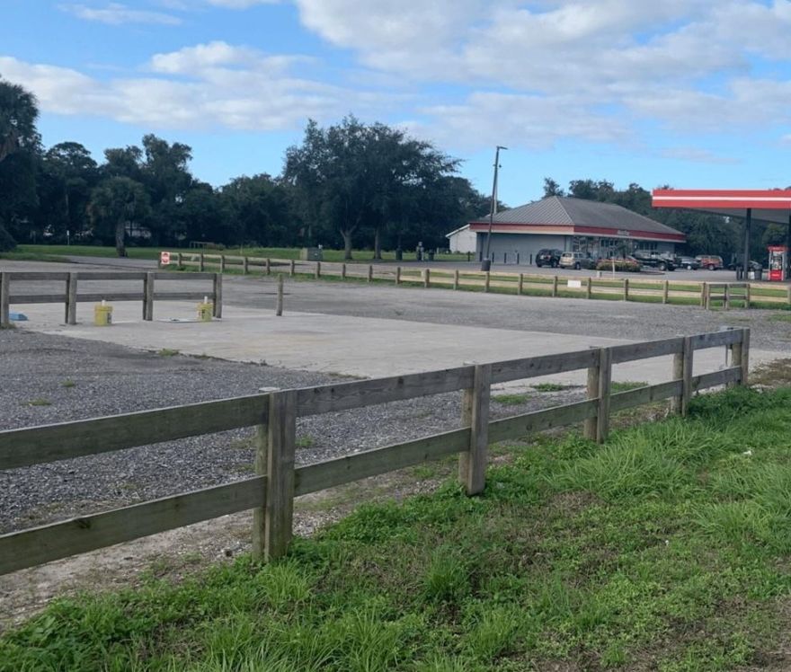 Operating Food Truck site, with monthly income currently $2000. Located directly on Route 70 Corner. Bathrooms and seating. Approved for 8 trucks. Great income. Future Land Use isCOMMERCIAL CORRIDOR MIXED USE Owner financing available