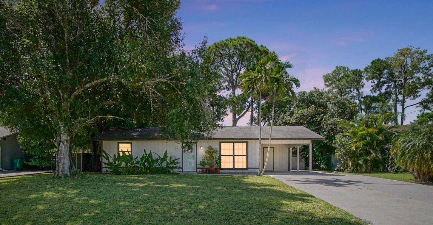 Investor special - this the perfect opportunity to make this your own with lots of potential. This home is located in a great quiet neighborhood, near tons of shopping and dining options and only a few minute drive to Gatlin, Tradition & I-95! Nice, oversized private backyard with fruit trees, shed & large patio plus room for a pool! Extended driveway - bring your boar or RV. Inside laundry with lots of storage. A/C is 2022 and was just serviced. Roof is 2000. Water Heater 2017 Motivated Seller!