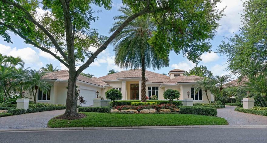 Custom 4BR/4.5BA estate home offering over 4,500 square feet in near perfect and immaculate condition.  Large 2 car garage with separate golf cart entrance. Larger lot with 123' of waterfront. Newer dock and pilings, will accommodate a 75'+ yacht. Separate 12,000 lb boat lift. Three new air conditioners with blue light sterilization and filters for pure air throughout the home. Central vacuum system. Very large family room with built-in custom cabinets. Outdoor kitchen with newer BBQ, granite counters and stainless steel appliances. Kohler 40kw generator. Heated pool with spa.  A quality custom home in pristine move in condition.  Required golf membership purchase conveys all the first-class amenities of Admirals Cove including two spectacular clubhouses, 45 holes of golf, read more... 5 restaurants, 58 slip marina with floating docks, Yacht Club, 11 har tru tennis courts, 5 pickleball courts, state of the art fitness, 21,000 sq ft brand new spa & salon, Covesters kids club and Platinum service.