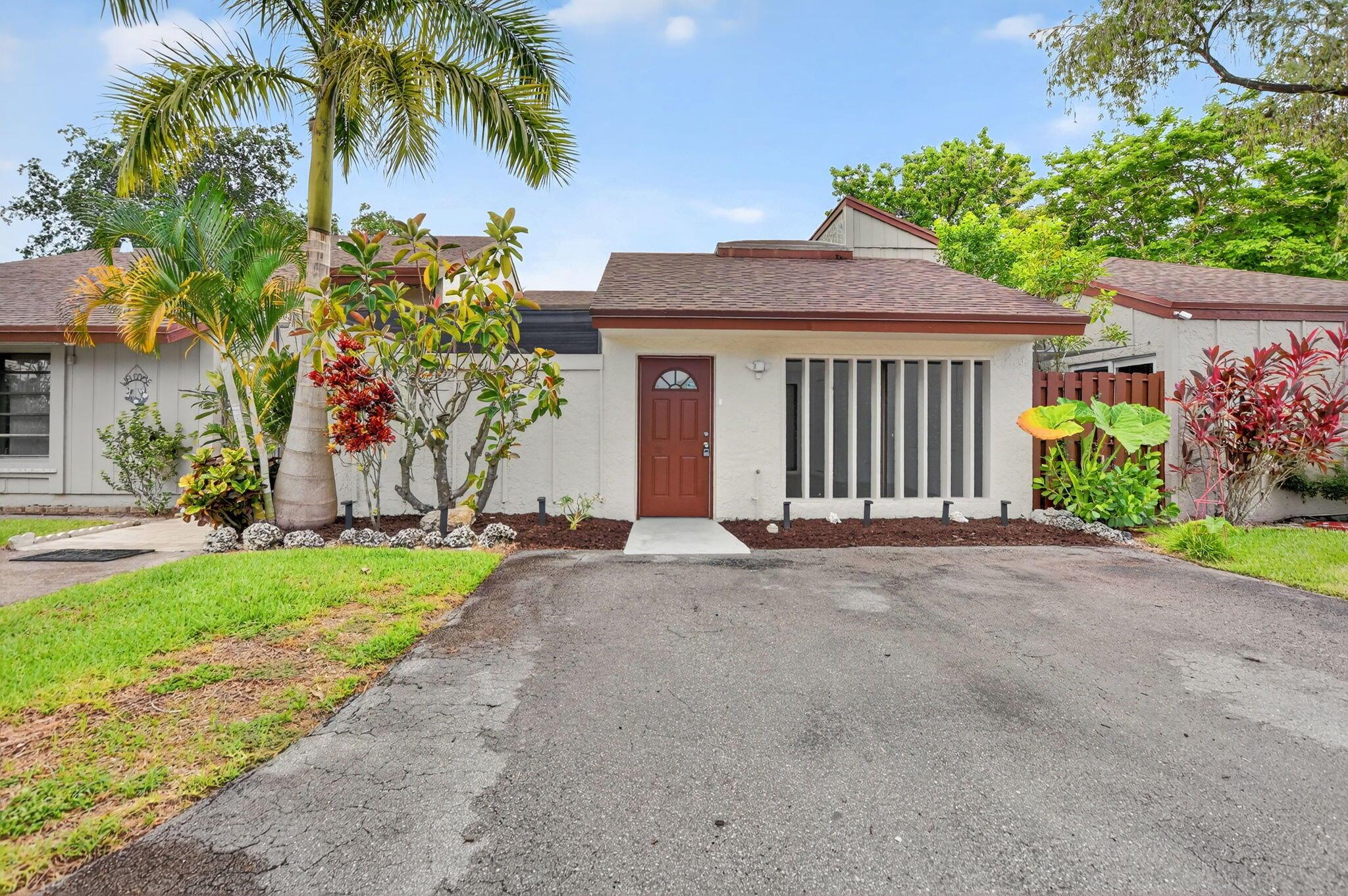 Welcome to 22576 Vistawood, Timberwalk Community. Nestle in the heart of West Boca Raton's highly sought. This beautiful modernized 2/2 townhome offers move-in-ready comfort with high-end simplicity throughout. This property is perfect for homeowners seeking functionality, and low-maintenance living, skylights, new wood kitchen cab, quartz countertops, stylish baths, and durable flooring. Private patios front and back. NEW ROOF (25') - Just installed for peace of mind.NEW HVAC (23') - High-efficiency central system.NEW Water Heater (24') - For reliable hot water.Zoned for A-rated schools, walking distance to parks, and nature walks. 25 minutes to beaches and downtown Boca 35 minutes to PBI or FLL airports. 3 miles way from West Boca Medical Center.