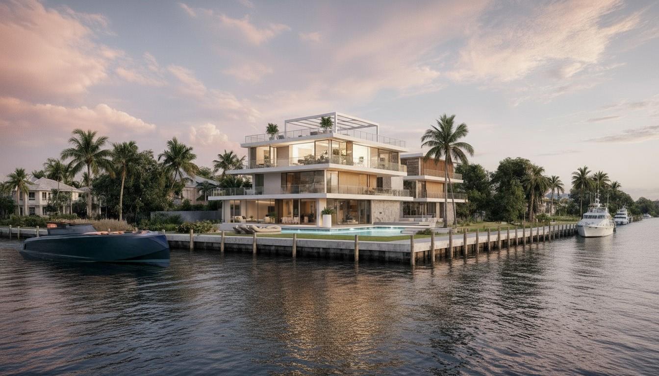ONE OF FT. LAUDERDALE'S MOST COVETED WATERFRONT OPPORTUNITIES-THIS STUNNING POINT LOT PROPERTY BOASTS AN INCREDIBLE 288' OF PRIME WATER FRONTAGE ALONG THE PICTURESQUE NEW RIVER!! SITUATED IN RIVERSIDE PARK, THIS EXCEPTIONAL SITE OFFERS PANORAMIC VIEWS & DIRECT ACCESS TO THE NEW RIVER, INTRACOASTAL, & OCEAN BEYOND! DESIRED EAST FACING POSITION EXPLOITS THE EVER-PRESENT BREEZES & PROTECTS FROM THE AFTERNOON SUN! ARCHITECTURAL RENDERINGS ENVISION A MODERN 3-STORY RESIDENCE TO MAXIMIZE LIGHT, LUXURY, & LIVABILITY! INCLUDING EXPANSIVE GLASS WALLS, OPEN CONCEPT LIVING, MULTIPLE OUTDOOR TERRACES & A FULL ROOFTOP OBSERVATION DECK-THE IDEAL VANTAGE POINT TO ENJOY ENDLESS RIVER VISTAS! THE RARE POINT-LOT PRE-CONSTRUCTION OFFERING MAKES THIS A BOATERS DREAM ESTATE IN THE HEART OF FT. LAUDERDALE!!