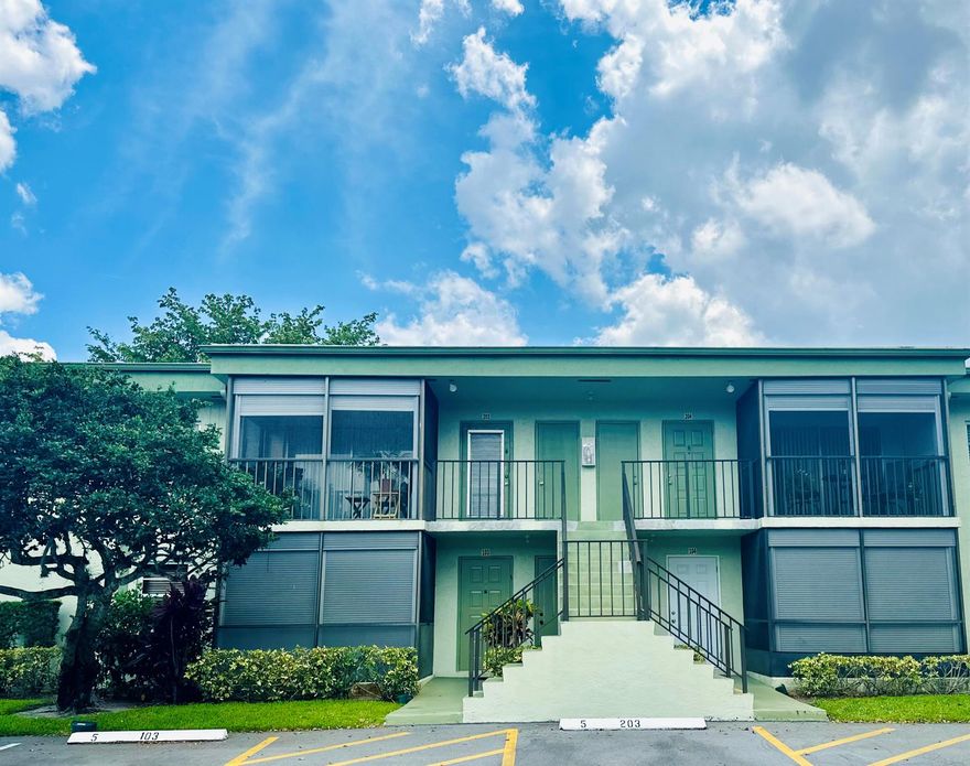 Welcome home to this Fully Furnished sunny and inviting first-floor condo featuring 2 bedrooms and 2 full baths. This updated residence offers a modern kitchen and the convenience of an in-unit washer and dryer.Enjoy access to all the incredible amenities at Huntington Lakes, including indoor and outdoor pools, tennis courts, sauna, fitness center, and endless social activities.Experience the perfect blend of comfort, convenience, and community in this sought-after 55+ lifestyle destination!