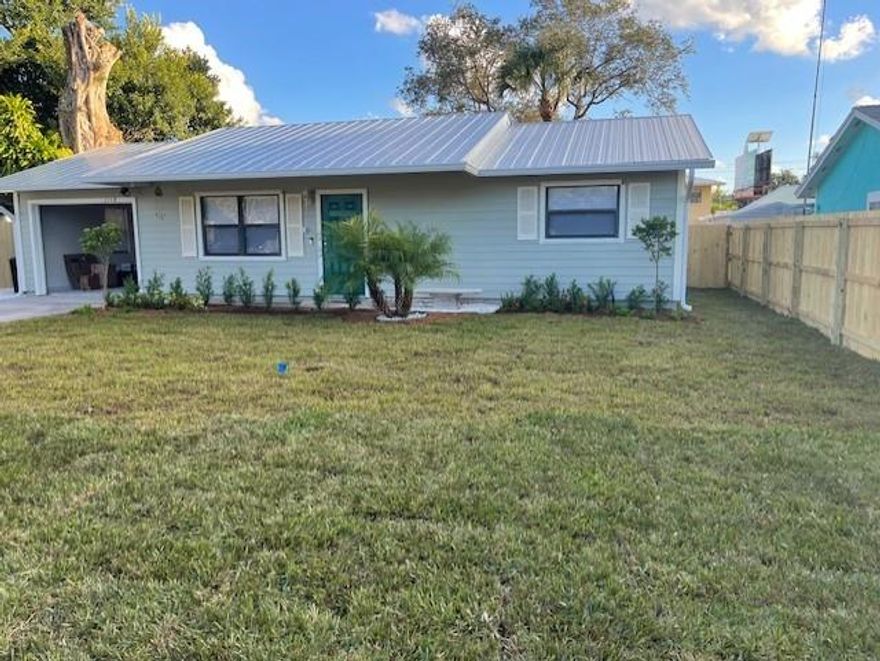 2/2/1 Single Family Home located in Palm City just a block North of Martin Downs Blvd. and close to the Palm City Bridge.  Very private quiet street. Large fenced-in backyard.  Screened patio. Updated Kitchen and Bathrooms. Tiled floors. Pets allowed with restrictions and non-refundable Pet Fee.