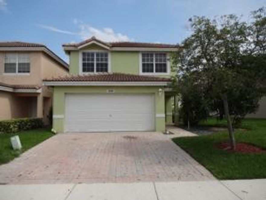 Lovely 3 bed/ 2.5 bath two story waterfront home. It is situated on an oversized lot providing a large back and side yard with exceptional views of the serene lake and fountain. This updated home has new floors throughout with an open floor plan and large closets. This private manned gate community has resort style amenities for all ages including playground, walking path, tennis courts, oversized pool, party room and fitness center.