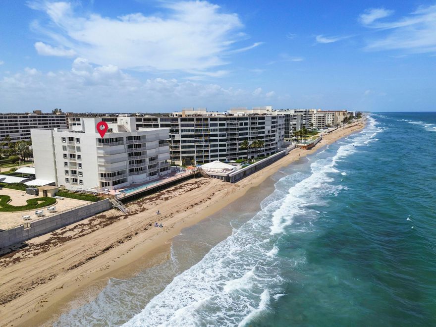 Perched along the pristine shoreline of South Palm Beach, Penthouse 601 at 3600 S Ocean Boulevard offers a rare opportunity to experience true coastal living with sweeping, uninterrupted views of the Atlantic with 3 bedrooms and 3.5 bathrooms. From the moment you arrive, the setting feels elevated—surrounded by turquoise water, expansive sandy beaches, and a beautifully maintained oceanfront community that captures the essence of South Florida's relaxed luxury lifestyle.  The home features a brand new kitchen and completely renovated bathrooms.  All furnishings are negotiable.  Impact hurricane windows and doors throughout as well as accordion shutters for extra piece of mind.  Walk to shopping and restaurants along A1A. Inside, the residence is filled with natural light, creating an inviting and airy atmosphere that complements the stunning waterfront backdrop. Thoughtfully designed living spaces flow seamlessly, ideal for both quiet mornings overlooking the ocean and effortless entertaining. Large windows and open sightlines draw your attention outward, ensuring the breathtaking scenery is always front and center, while refined finishes and clean lines provide a timeless, sophisticated feel.  Residents enjoy direct beach access along with resort-style amenities, including a beachfront pool deck perfect for soaking up the sun just steps from the sand. Ideally positioned between the Intracoastal Waterway and the Atlantic Ocean, this location offers the best of both worlds—serene coastal living with convenient access to nearby dining, shopping, and entertainment. Whether as a full-time residence or a seasonal retreat, this is a place where every day begins and ends with the sound of the waves.