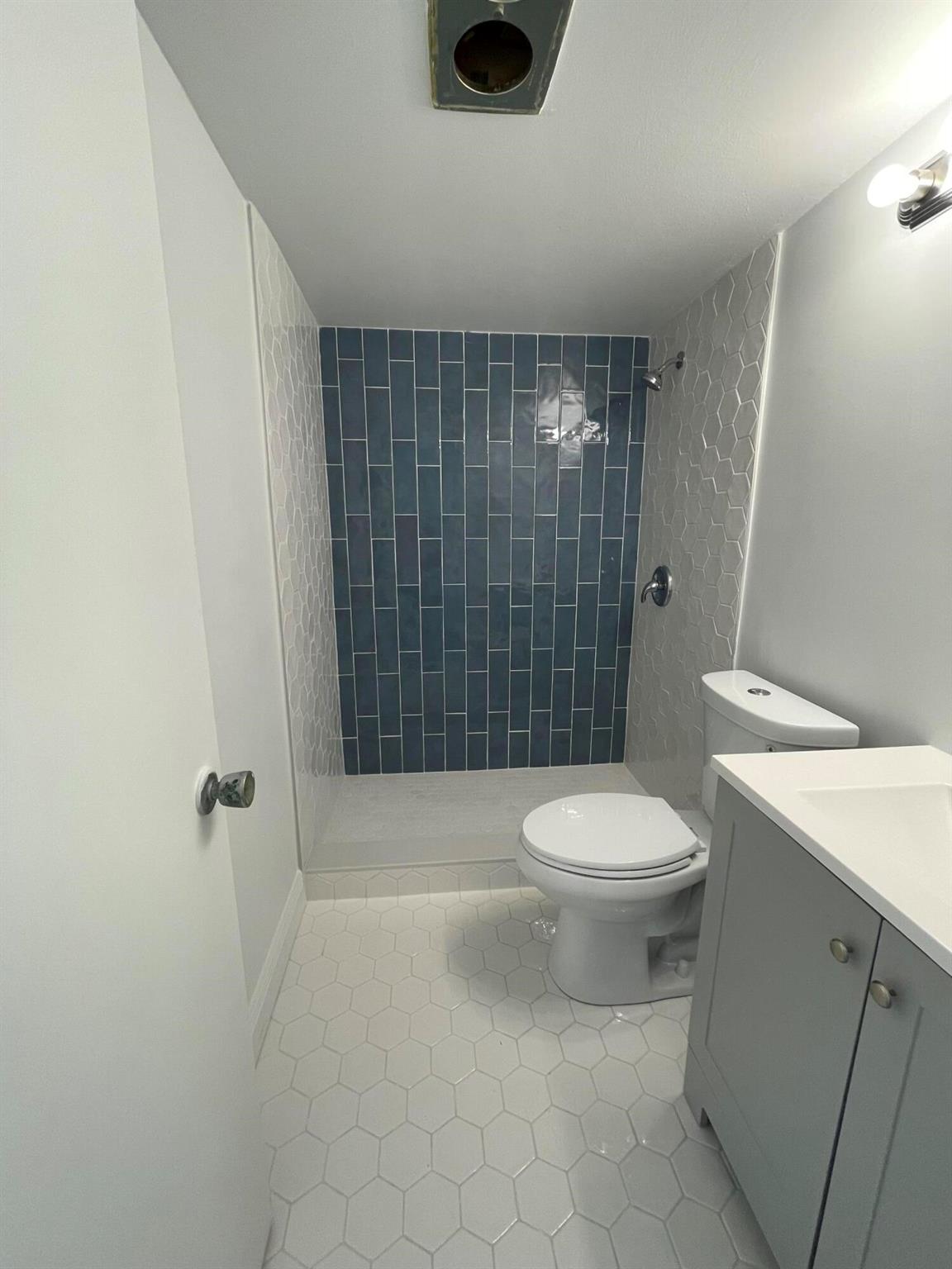 Gorgeous, completely renovated unit for rent in 55+ Century Village! This unit is beautifully renovated with a brand new kitchen, flooring and new A/C units. The bathroom features a gorgeous step in shower. Screened Lanai is a Lovely Spot to Take In The Fresh Air & Garden Views. Century Village Is A 55+ Community with So Much to Offer.