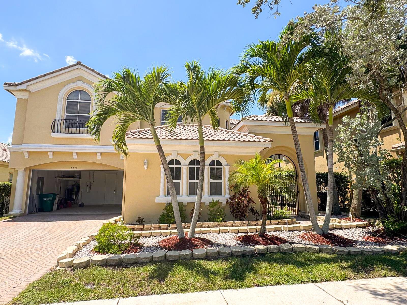 Beautiful and Spacious Rental in Heron Bay!This well-maintained home features 3 bedrooms + a flex room with closet (can be used as a 4th bedroom), a huge master suite with his & hers walk-in closets, and a private enclosed balcony. Enjoy a private pool, 3-car garage, and open-concept living in one of Parkland's premier guard-gated communities.Freshly painted and professionally cleaned, this home offers access to resort-style amenities including a clubhouse, gym, multiple pools, and sports courts. Zoned for top-rated schools and move-in ready!