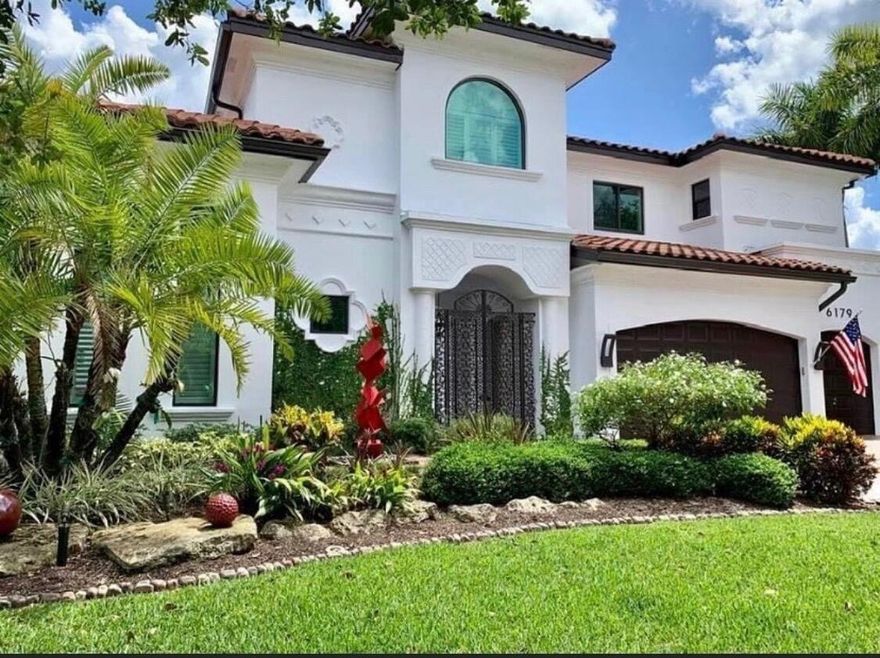 Welcome home to this beautiful 4 bedroom house in the Mizner Preserve community, ideally located to American Heritage School. Remodeled courtyard pool home with 4 en-suite rooms and 1/2 bath. Private office space with gourmet kitchen. Gardner and pool maintenance included.