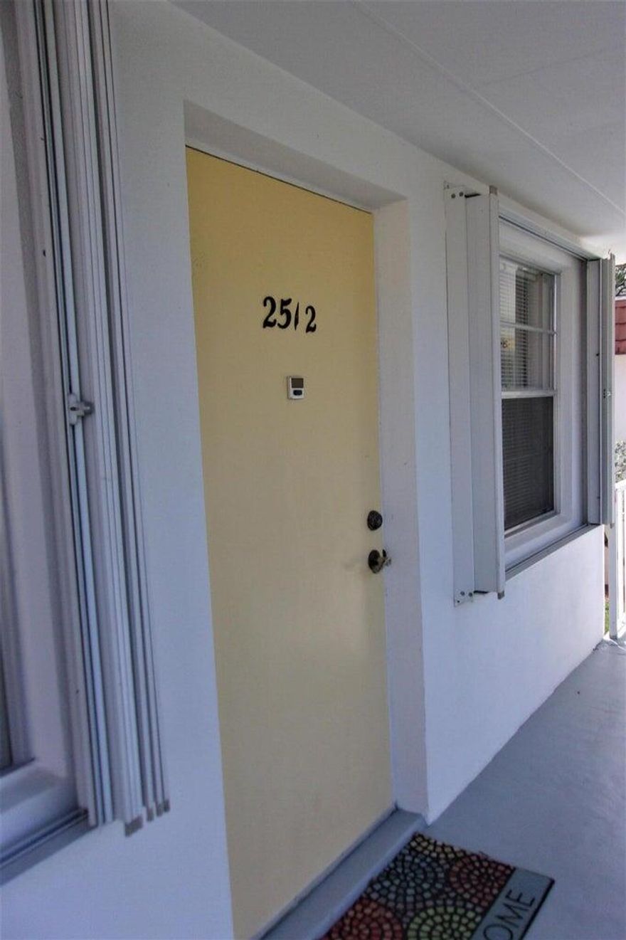 Perfect place to relax and enjoy Florida living. Cute condo lovingly cared for on the second floor in building 25 located near the golf course. Watch the view of the golfers from your living room and dining room windows. Just bring your personal items and move right in. This condo includes all furnishings, décor, linens, kitchen equipment. Updated kitchen with open floor plan gives the ability to cook and converse with guests at the same time. Convenient powder room off the hallway. Plenty of storage here with walk-in closet on enclosed porch, more storage in utility room, as well as a full wall of closets in the bedroom. Lush landscape abounds in Vista Del Lago. Tenant is responsible for electric, internet, upgrades to cable and renter insurance. An active 55+ community with easy access to restaurants, shopping, transportation, and downtown Stuart and Jensen Beach. Shared washer and dryer on each floor. No pets, trucks or motorcycles. The large clubhouse features, game room, billiards, library, craft room, exercise, workshop, pool and more.