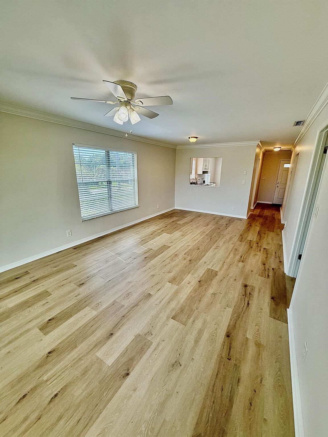 Come check out this bright and airy 2-bedroom, 2-bath corner condo just minutes from downtown Stuart. You'll love the roomy feel and the big screened-in balcony--accessible from both the living room and the primary bedroom--perfect for morning coffee or evening breezes.The kitchen's been nicely updated, and both bathrooms have a fresh, modern look too. There's a washer and dryer right in the unit, plus some extra storage just a few steps away. The community pool is nearby when you're ready to cool off or unwind.Sorry, no pets allowed--but it's a great spot to relax and enjoy easy Florida living.