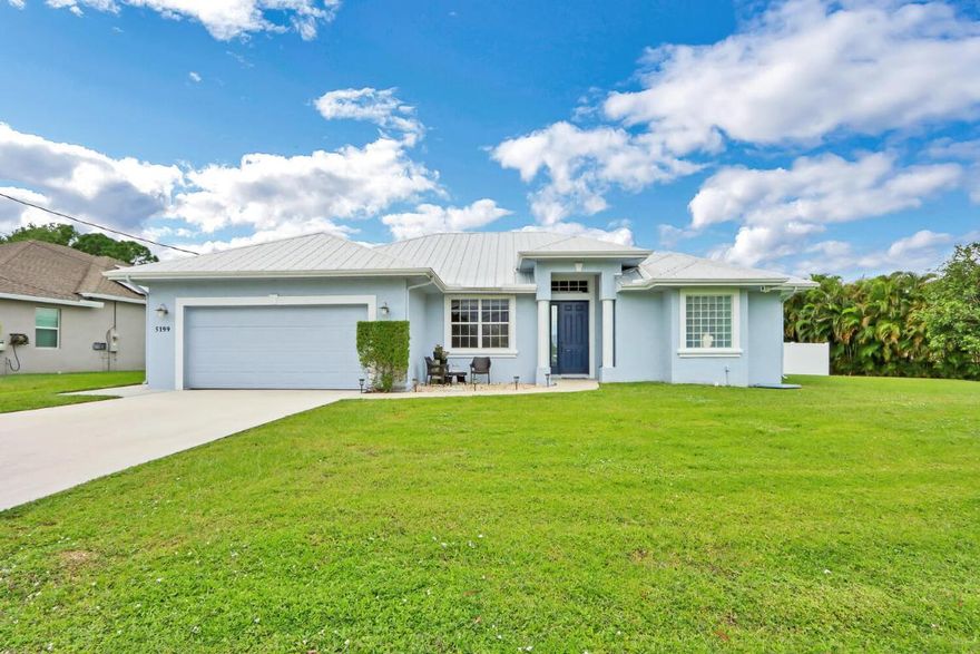 Serenity awaits! This well-kept 4/2 pool home in St. James overlooks a nature preserve. Kitchen has new updated LG appliances w/tons of space & large pantry. Newly renovated oversized laundry room w/storage. Large dining area, living room & lovely great room w/wrap around bar seating makes this home great for entertaining w/views of custom pool! Gorgeous vaulted ceilings! Master has 2 walk-in closets. Master bath features a Roman tub, walk-in shower & linen closet. Master has pool access w/beautiful views. Other half of home has 3BRs & full bath w/linen closet. One BR has built-in cabinetry, perfect for a home office. Home exterior has privacy fence and large patio area! Recently painted exterior w/epoxied garage floor. Close to shopping, beaches and more! Come see to truly appreciate!