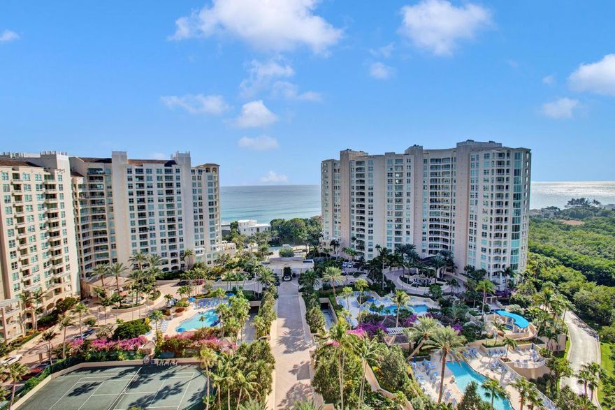 Experience the ultimate in luxury living with this amazing lower penthouse with stunning direct intracoastal and ocean views from two spacious balconies.  A private elevator ensures your privacy and comfort.  Valet parking, concierge, and private beach club offer convenience and luxurious amenities.  Water and towel service at the Toscana private beach club adds to the beautiful resort style living. This is the perfect place to live your dream!  Fully furnished turn-key.  2 assigned parking spaces.  Available for rent March 1, 2023.