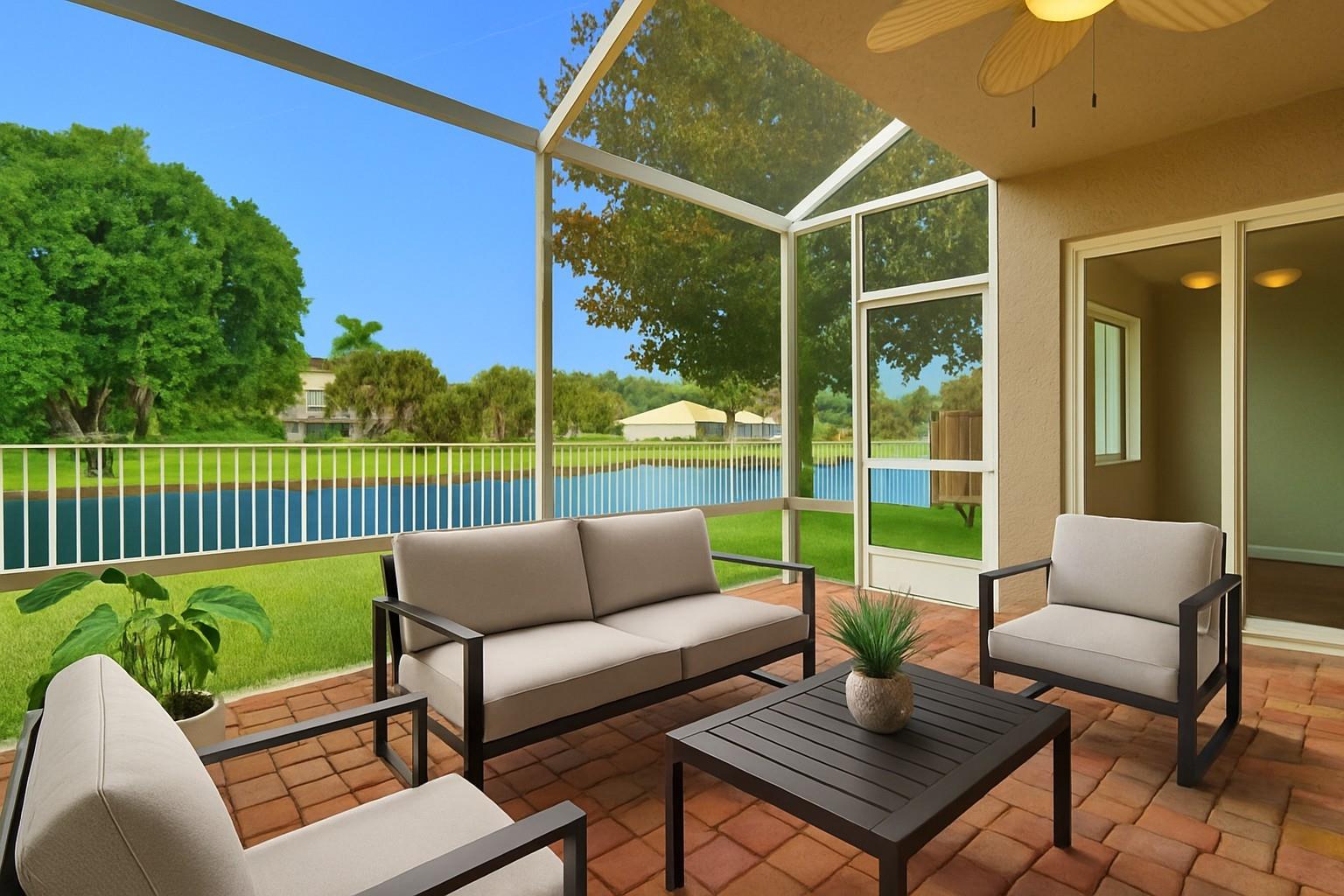 Lakefront Paradise in Plantation – Don’t Miss Out! Fall in love with this immaculate 3BR/2BA split-floorplan gem, perfectly tucked away in a quiet cul-de-sac with panoramic lake & fountain views from the screened patio, family room, kitchen, and spacious primary suite. 3rd bedroom (no closet) is perfect for a home office or den. Loaded with upgrades – impact windows, vaulted ceilings with elegant crown molding, rich Brazilian cherry wood floors, and a chef’s kitchen with stainless steel appliances, wood cabinetry, induction cooktop. Enjoy peace of mind with a NEW A/C (2023) plus a fenced yard and brick paver patio for effortless outdoor entertaining. 2-car garage. Lawn maintenance, 3 Community Pools included in HOA. Across from Diecke Park-Tennis, BB, Playground, Volleyball, and more!