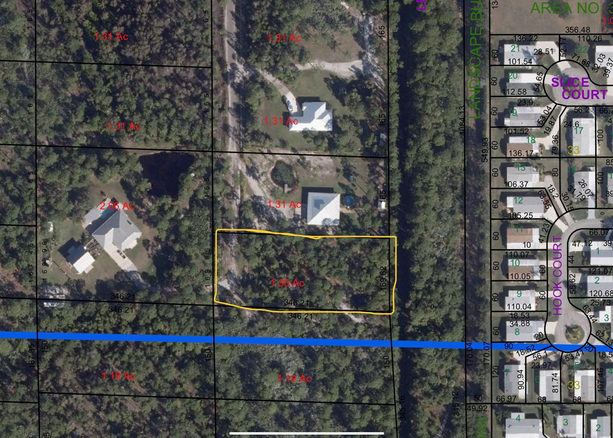 1.35 acre lot on the east side of US1. Ideal property to build your dream home in a quiet neighborhood. Close to school, shopping, and turnpike and 95.