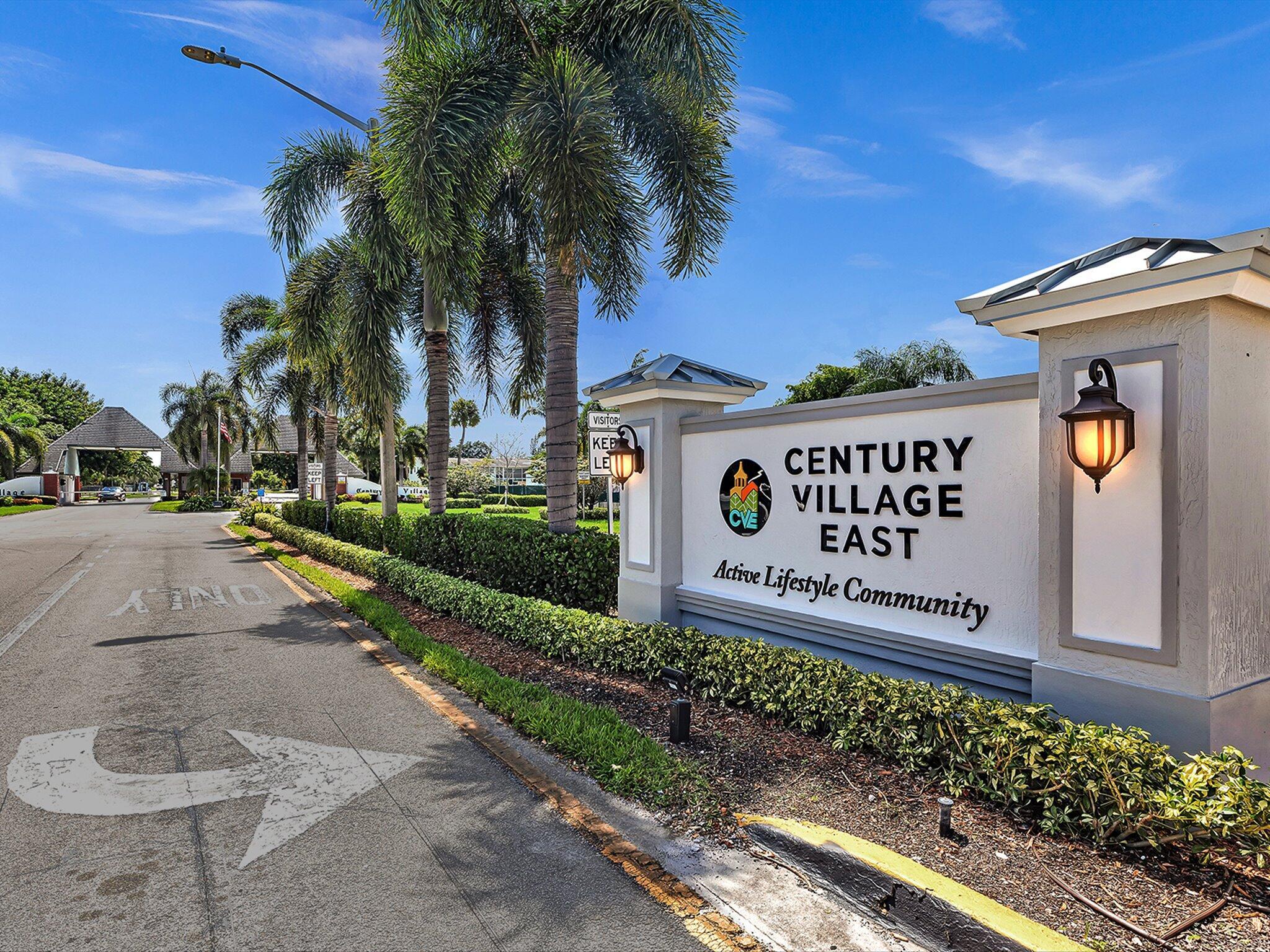 Welcome to Century Village East! This charming 1BR/1BA, 700 sqft condo in Tilford M offers fresh paint, professional cleaning, and a move-in ready space. Located on the 2nd floor, it features tile floors throughout the main living areas, plush carpet in the bedroom, and a serene screened-in patio with beautiful tree views and extra storage. Enjoy an active 55+ community with a lavish clubhouse, heated indoor and outdoor pools, theater, fitness center, tennis, pickleball, free community buses, and over 100 clubs and activities. Just minutes to shopping, dining, beaches, and major highways. Sold as-is - bring your furniture and start living the Florida lifestyle!