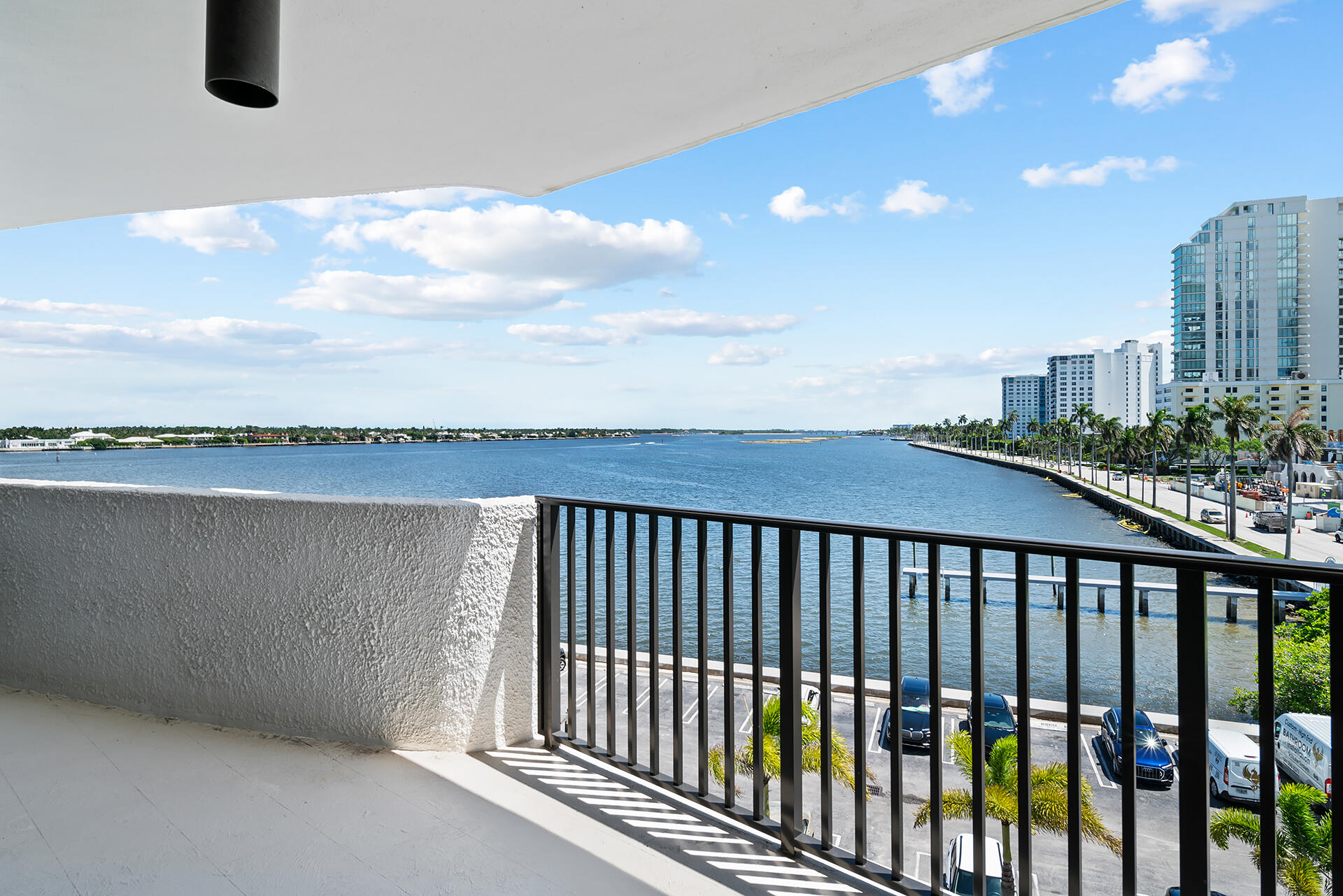 Stunning gut renovation was recently completed on this light, bright Southeast corner unit with direct water views from every room. Every detail of the 2 bedroom unit has been carefully selected from oversized porcelain tile floors, to European cabinetry, custom California closets, all new impact windows and doors, and so much more! Situated on the waterfront in arguably the most attractive location in all of West Palm Beach, Trianon is a doorman building with 24 hour security that has recently undergone a complete modern transformation to all building common areas for you to now enjoy. Cross the bridge to Palm Beach, Worth Ave, and The Breakers, or take advantage of the growing list of restaurants and shops within walking distance.
