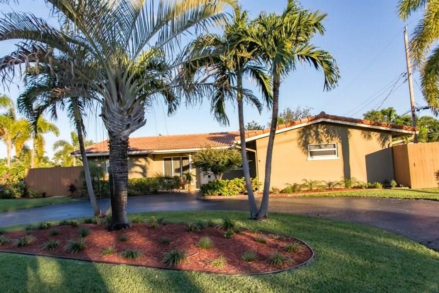 Call for appt to see this great pool home in quiet part of Coral Heights-about 2 miles to the BEACH! Corner lot almost 10,000 SF! House has natural gas! Split bedroom plan with large master and walk-in closet. Florida room opens to pool,private pavered patio and spacious backyard. New automatic pool cleaning vacuum, 4 ton AC in 2016 and new electrical panel/breakers 2017. Some impact windows w/shutters for other. Terrazzo, tile floors, 2 car garage in Floranada school district! Please park in driveway.