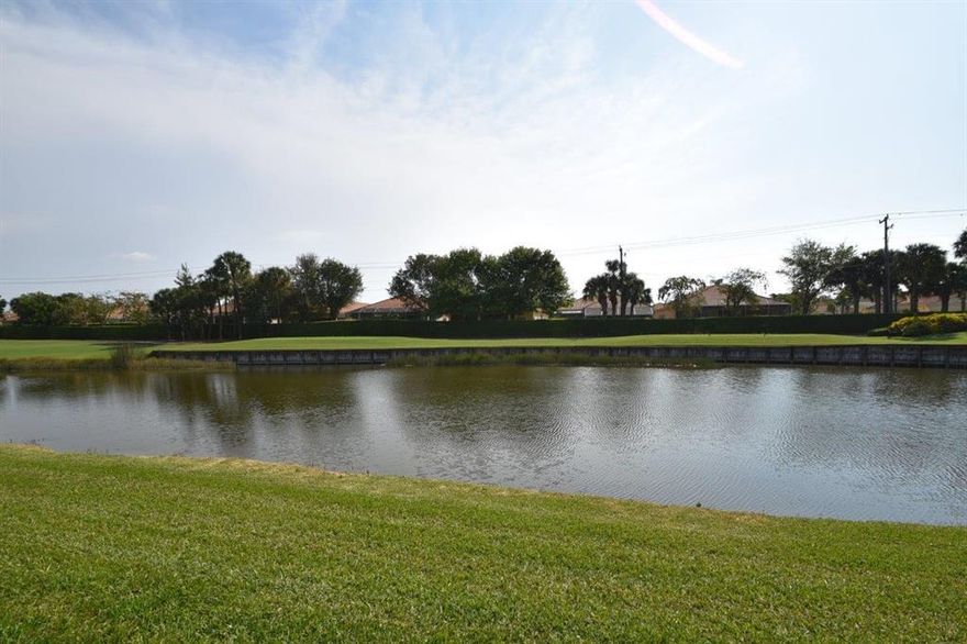 BEAUTIFUL 3 BEDROOM 3 BATH BEN HOGAN MODEL 
WITH ONE OF THE BEST VIEWS IN THE COMMUNITY.
OVERLOOKS LAKE AND GOLF COURSE, COMPLETELY 
UPDATED OPEN KITCHEN CONCEPT, PORCELAIN TILE 
FLOORS THRU OUT, NEW LIGHTING, NEW CABINETS, 
NEW FIXTURES, NEW COUNTERTOPS, NO POPCORN,
NEW STAINLESS APPLIANCES, NEW PATIO HURRICANE WINDOWS, A REAL GEM AND MUST SEE
EASY TO SEE CALL FOR SHOWING