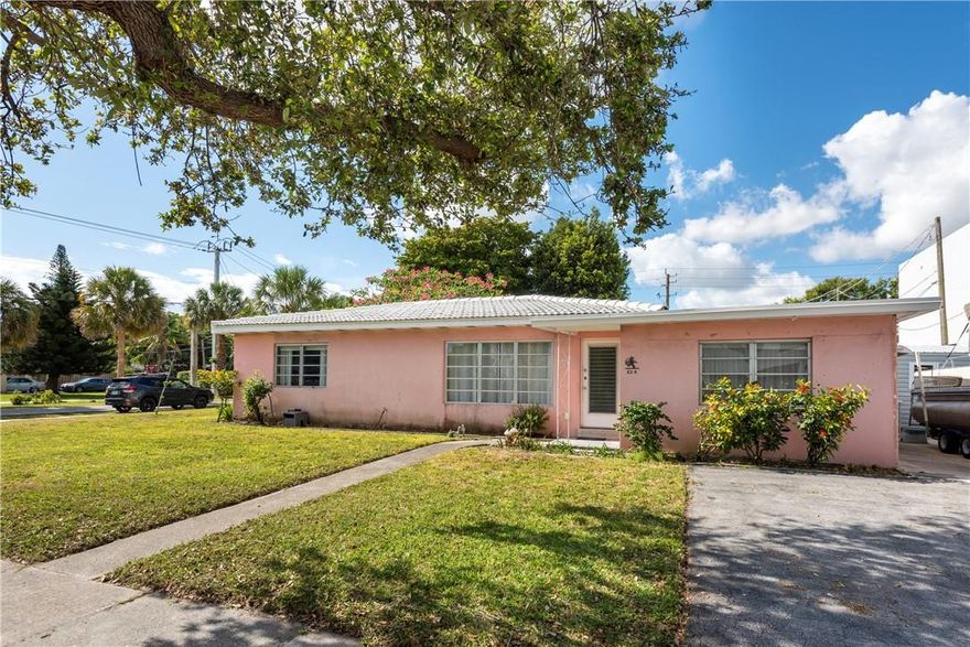 TAKE A STEP BACK IN TIME LIVING IN THIS MID CENTURY MODERN HOME.  THE HOME HAS TERRAZZO FLOORING LIVING/DINING COMBINATION, WORKING KITCHEN, ORIGINAL MID CENTURY BATH WITH TUB/SHOWER COMBINATION, CORNER LOT WITH AN ENCLOSED GARAGE USED FOR STORAGE BUT COULD BE A 3RD BEDROOM.  FLAT ROOF IS 10 YEARS OLD, A/C 2009, NEW ELECTRICAL PANEL WITH UPGRADED WIRING THROUGHOUT, AND ROOM FOR A POOL.  VERY DESIRABLE NEIGHBORHOOD CONVENIENCE FOR SHOPPING, EATING, AND ENTERTAINMENT.