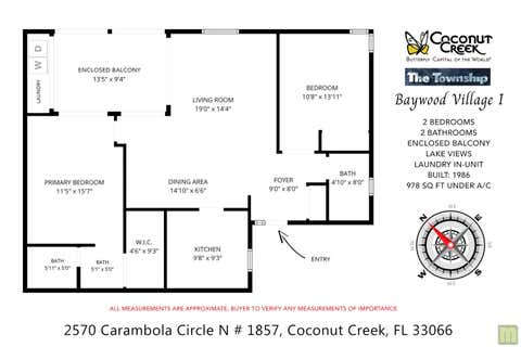 Tiny photo for 2570 Carambola Circle N #1857, Coconut Creek, FL 33066 (MLS # B26053045)
