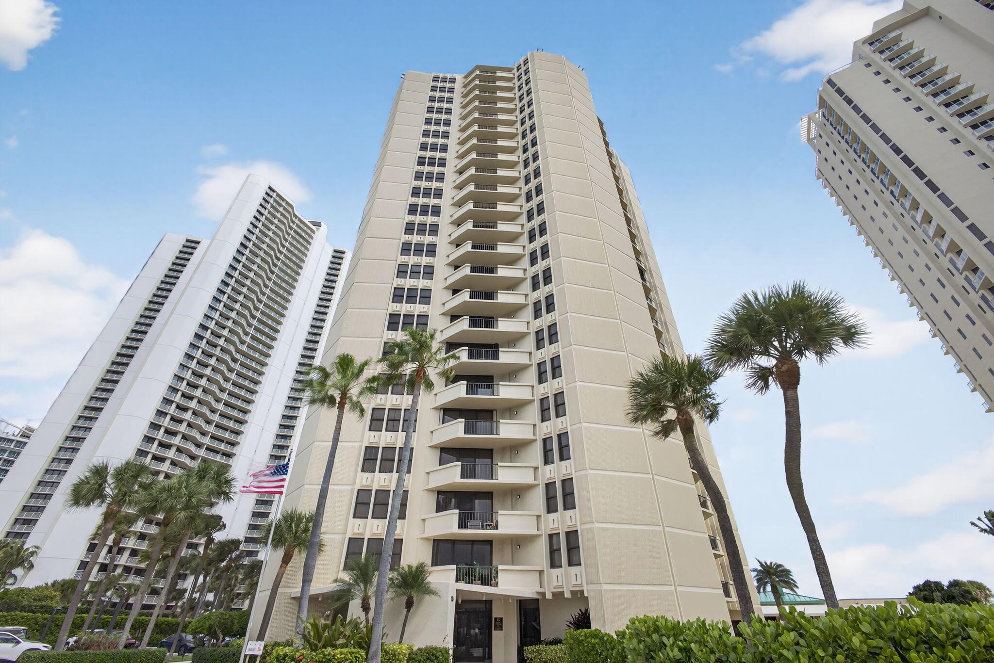 Experience coastal living at its finest in this beautifully maintained Oceanfront condo offering breathtaking ocean, Intracoastal, and city views to be enjoyed from your private balcony. This spacious residence features impact windows and doors for peace of mind and energy efficiency, along with a newer air conditioner and newer water heater for year-round comfort. The kitchen is equipped with a reverse osmosis water filtration system, ensuring fresh, clean drinking water straight from the tap. Located in a well-managed building with a new roof (2018) and all assessments fully paid, this condo is move-in ready and worry-free. Residents enjoy access to a private beach, sparkling pool, grills, tennis, game/community room and gym. Walk to shopping, dining and entertainment.